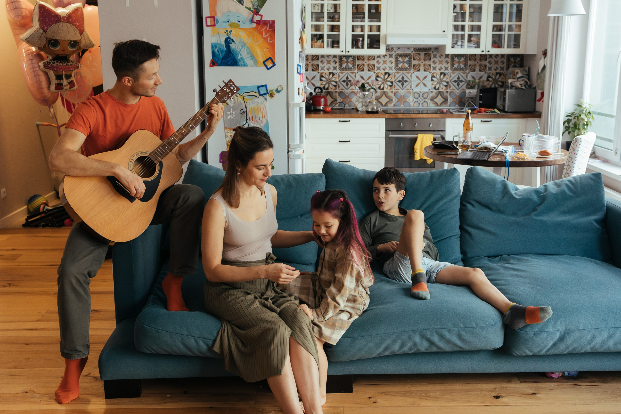 Юлия, Александр, Леня и Алина. Фотограф Печерская Анастасия