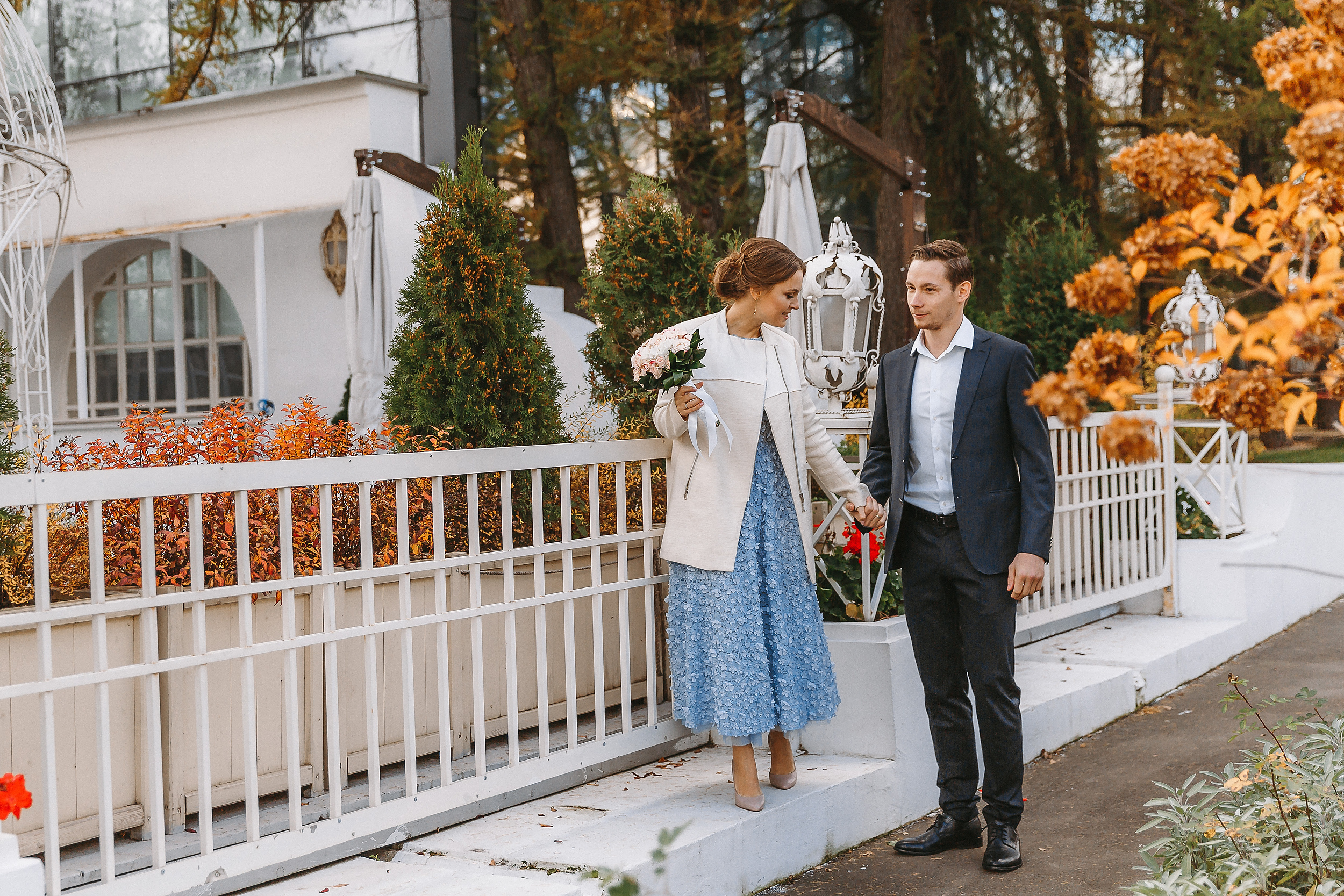 Свадебный фотограф в ЗАГС ВДНХ (свадебная фотосессия и прогулка)