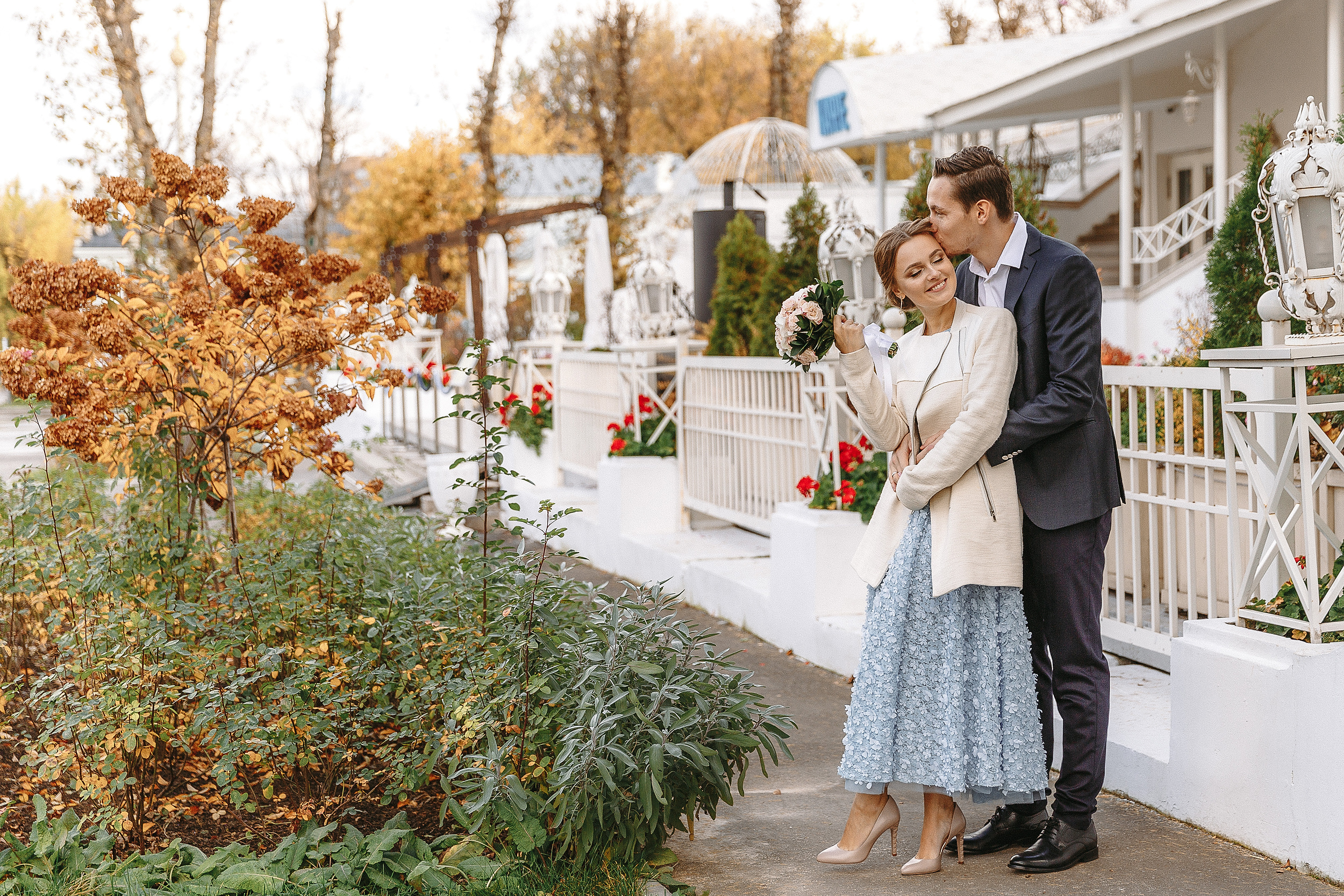 Свадебный фотограф в ЗАГС ВДНХ (свадебная фотосессия и прогулка)