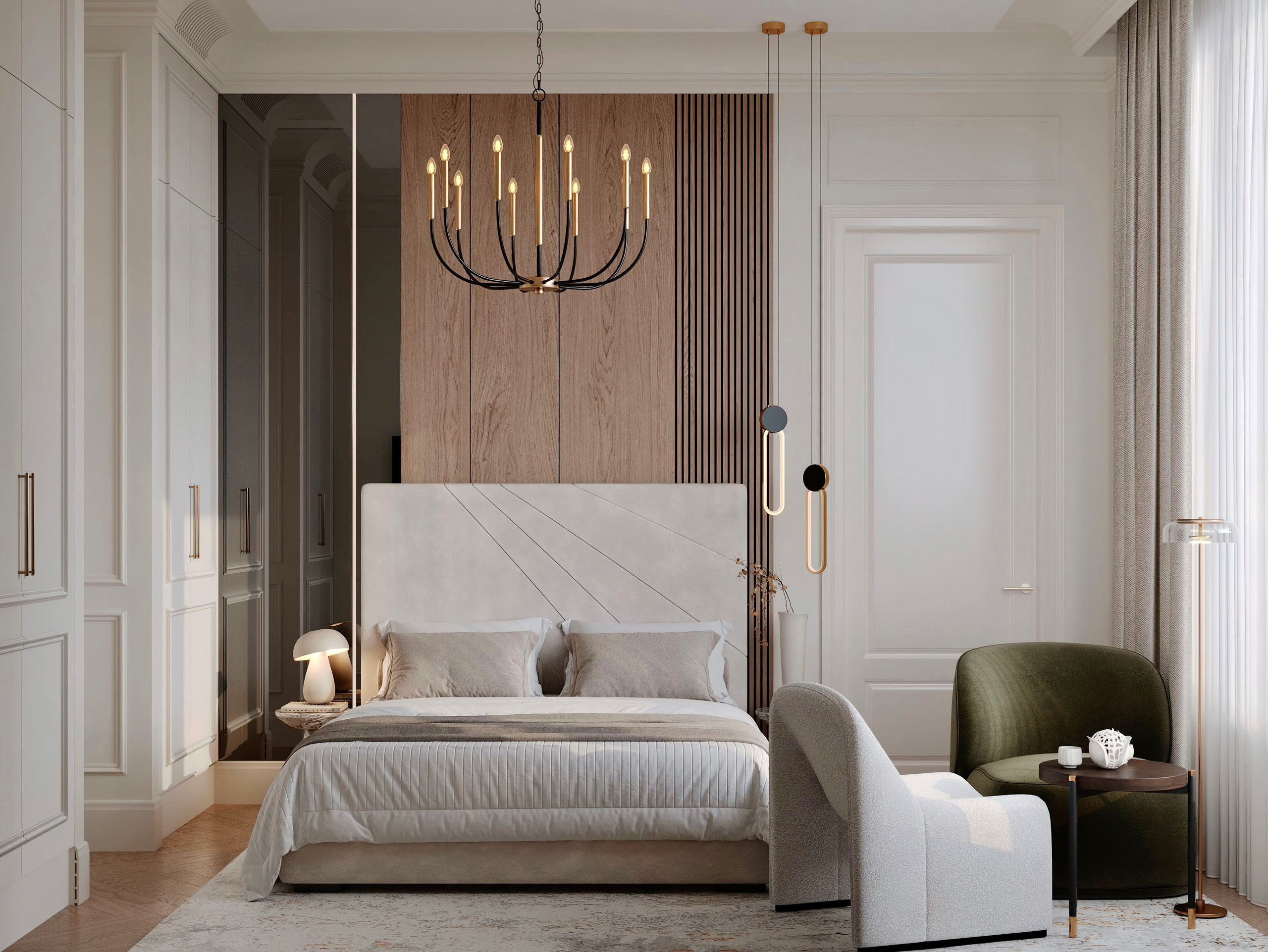 Нагатино Айленд 85 м². 3D Визуализация интерьера