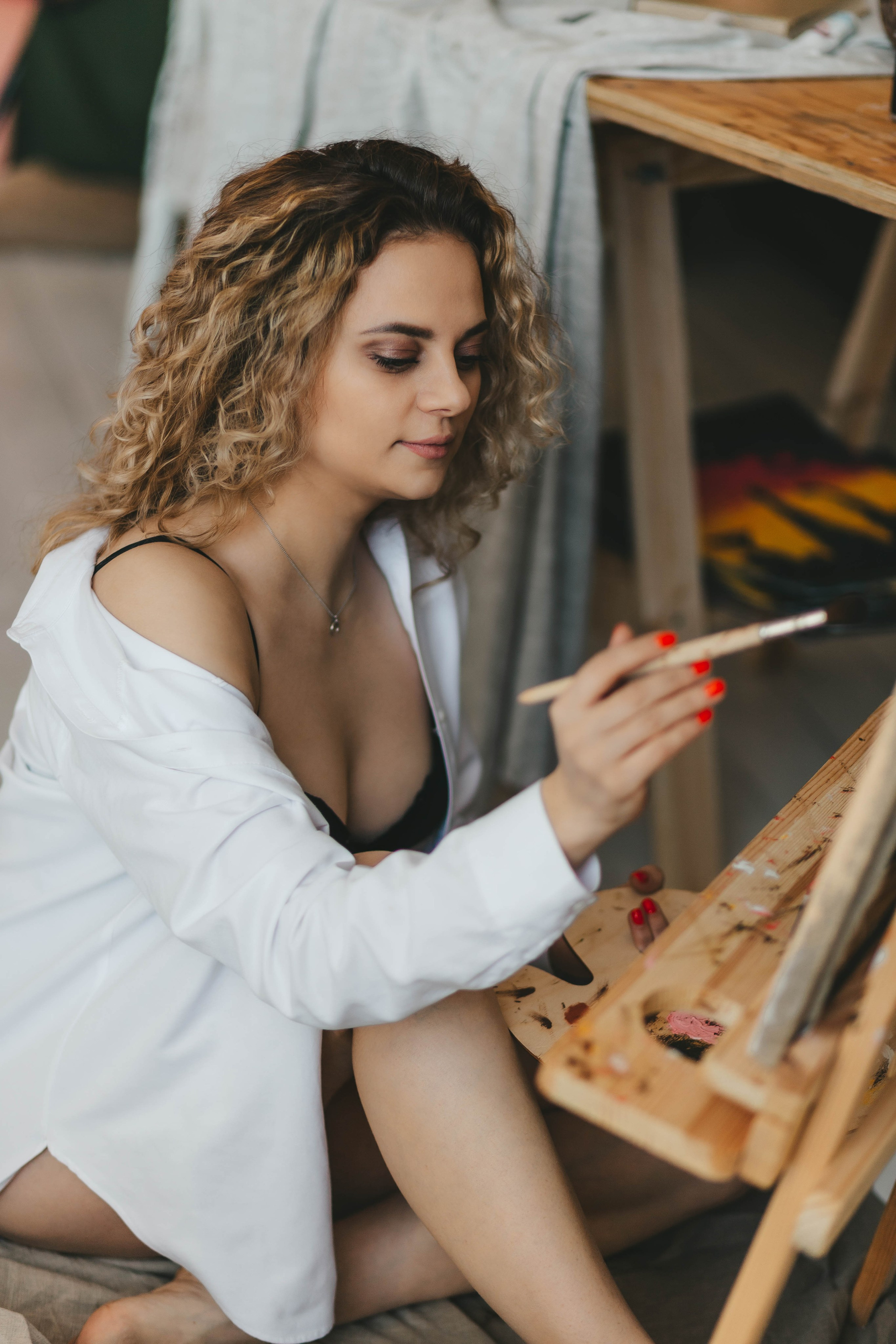 В студиях. Nadin.K фотограф Иркутск, Байкал, Братск