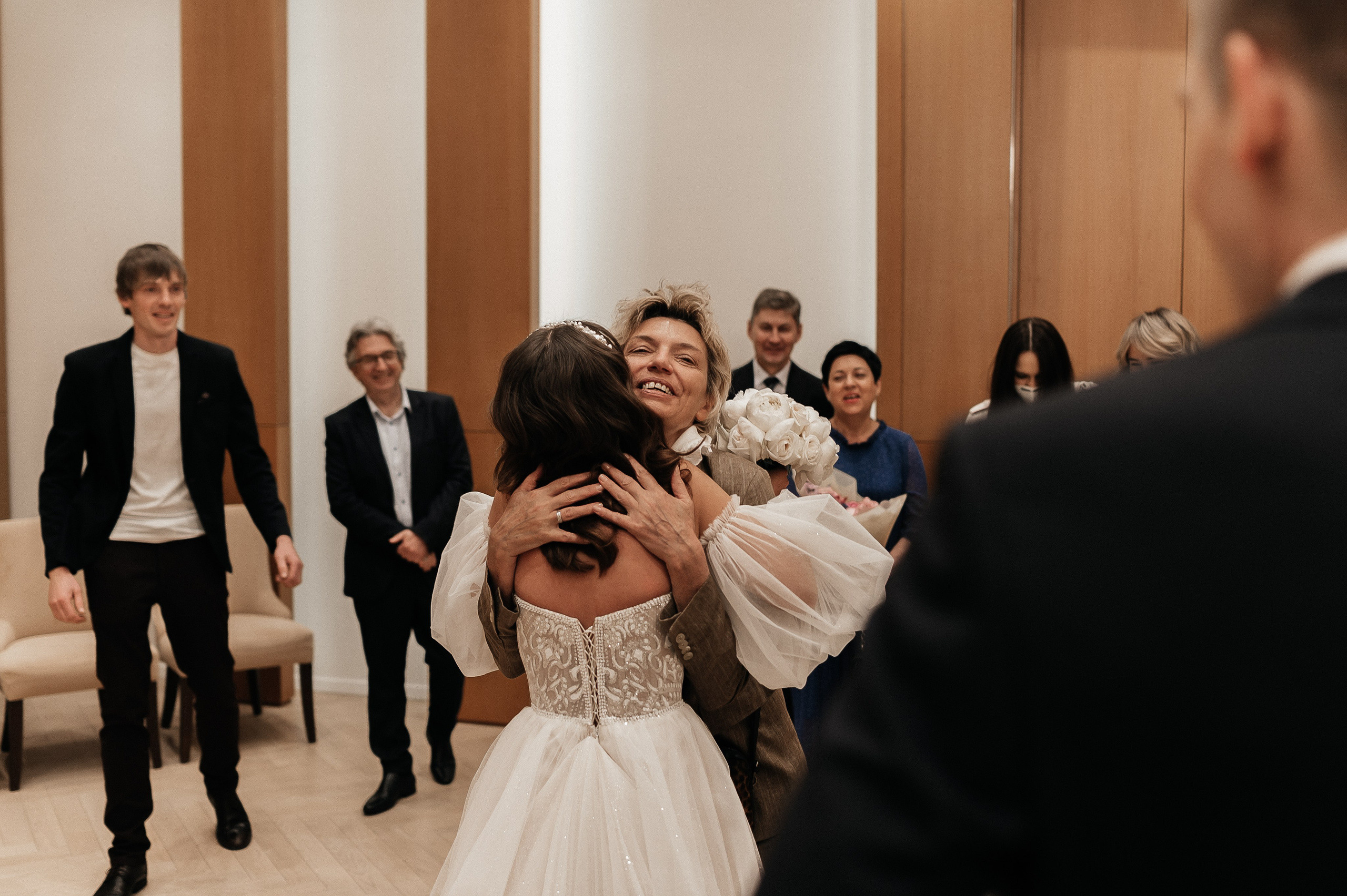 Поздравление гостей после росписи