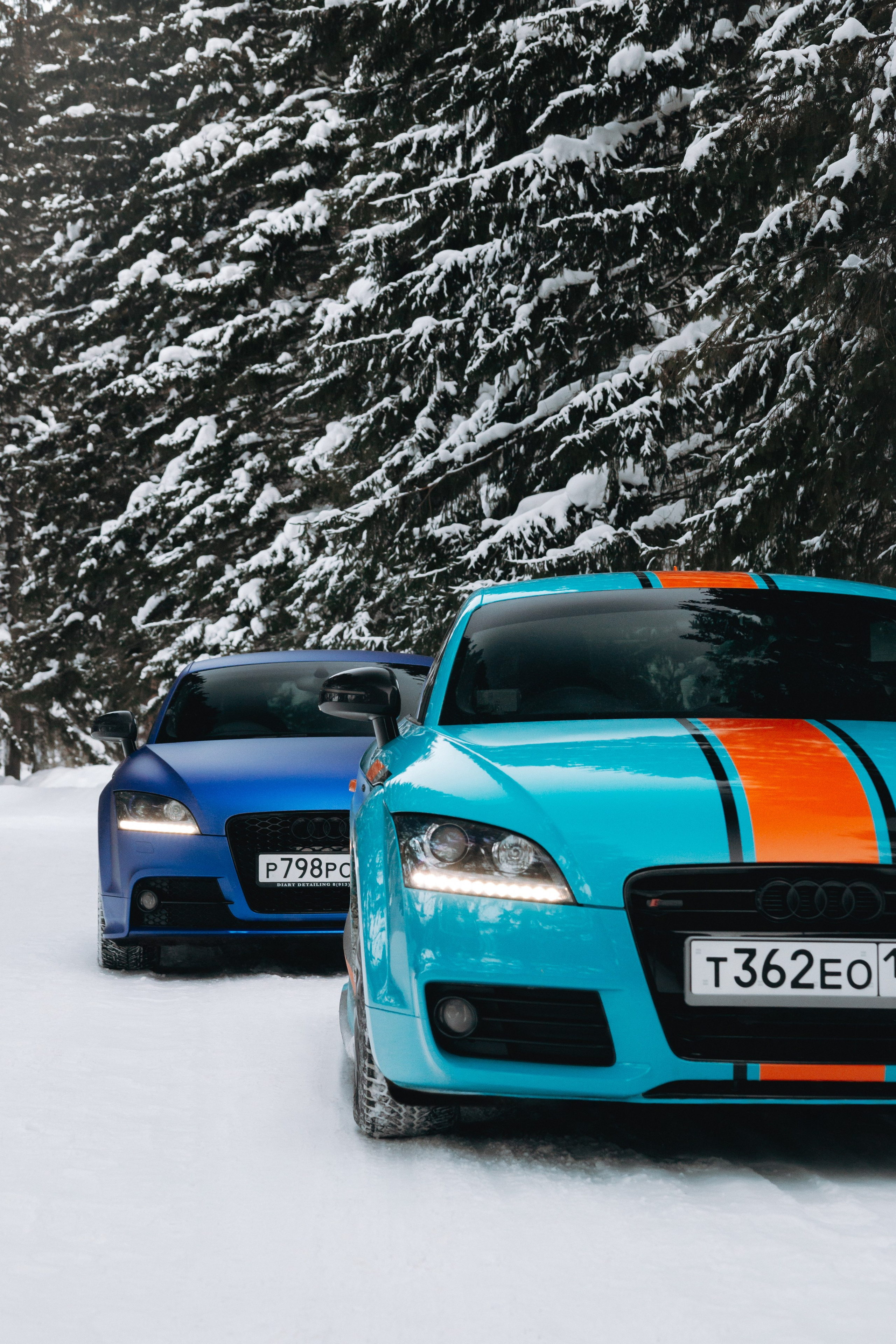 Audi TT shades of blue. Автомобильный фотограф и видеограф в Новосибирске|Александра Косухина