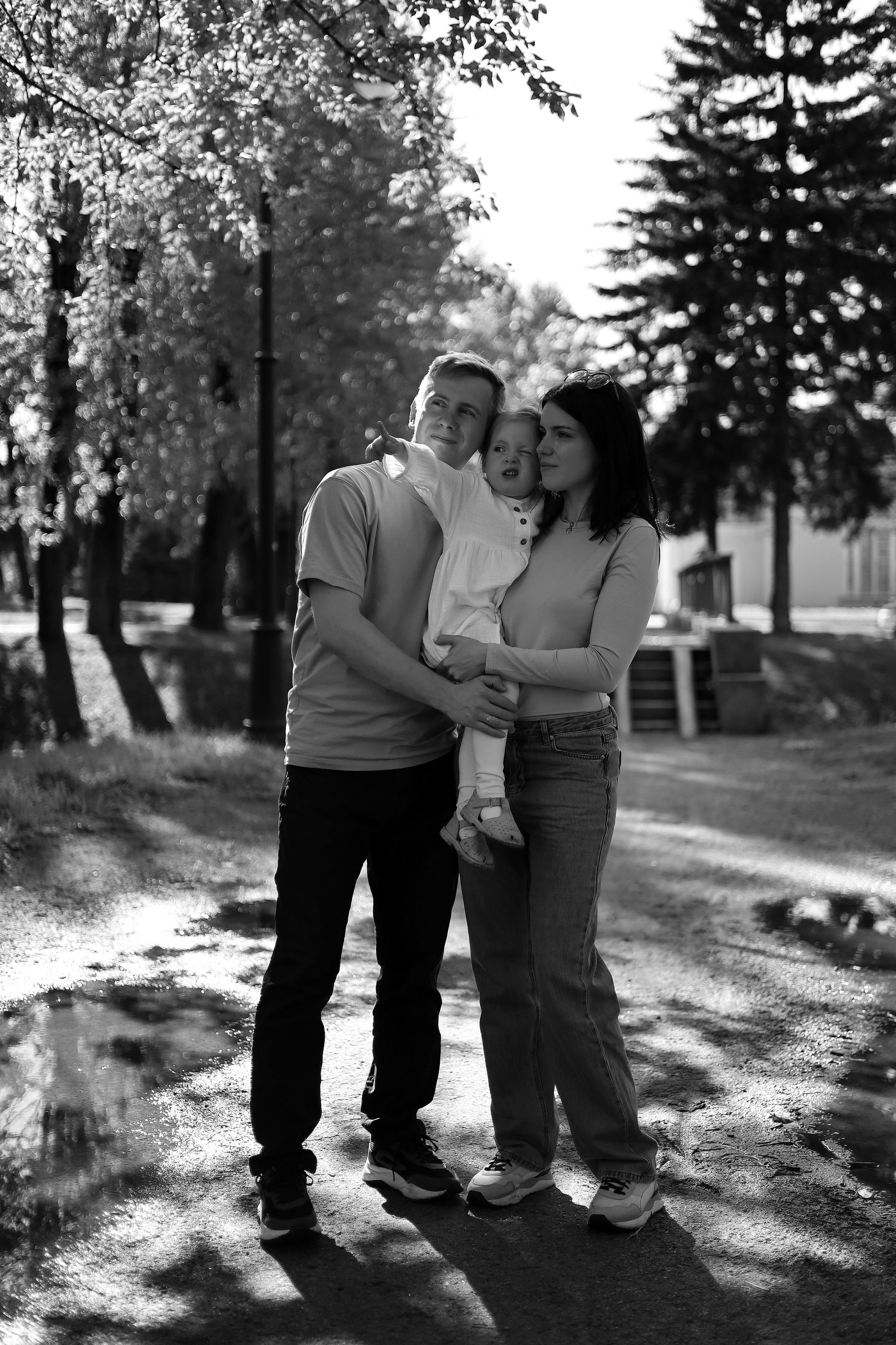 Семья Бирюковых на прогулке. Фотограф Санкт-Петербург