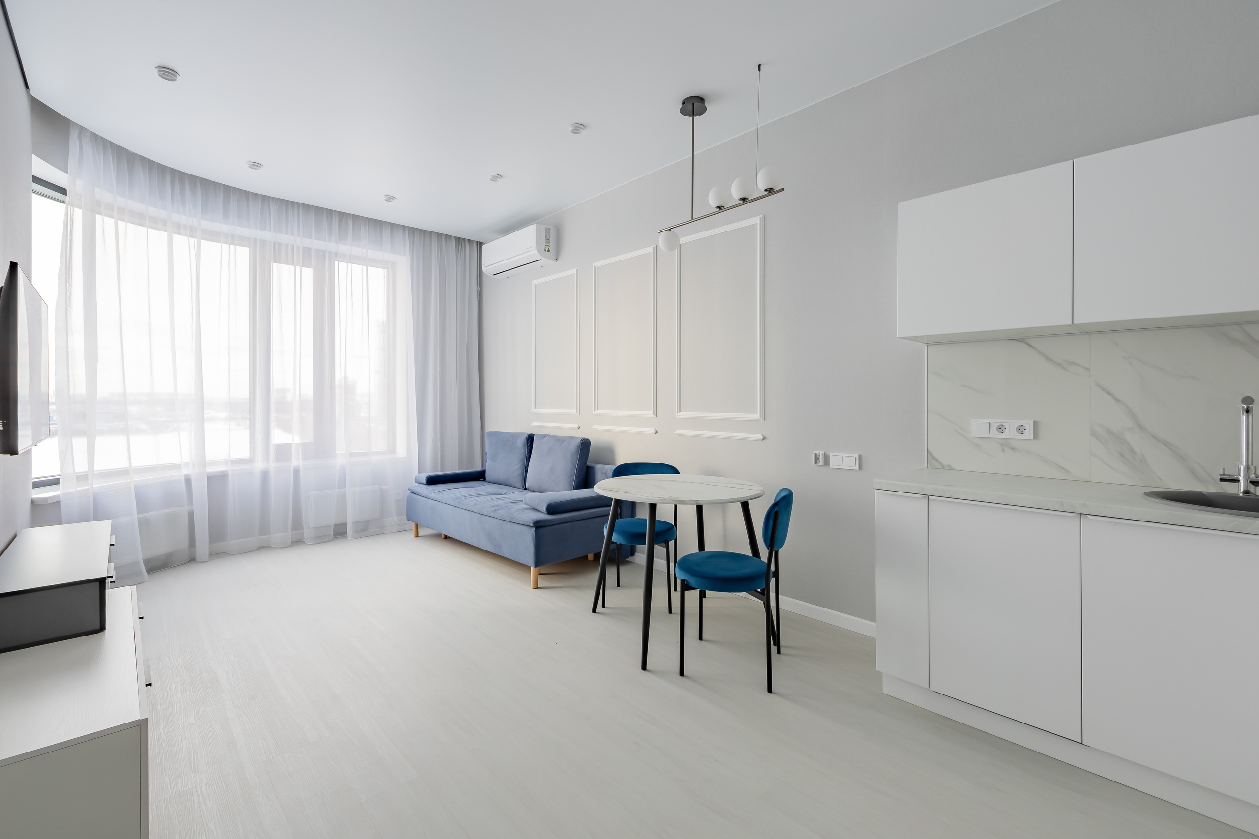 Съемка квартиры для аренды в ЖК «Level Стрешнево». Интерьерный фотограф в Москве Сергей Чекмезов