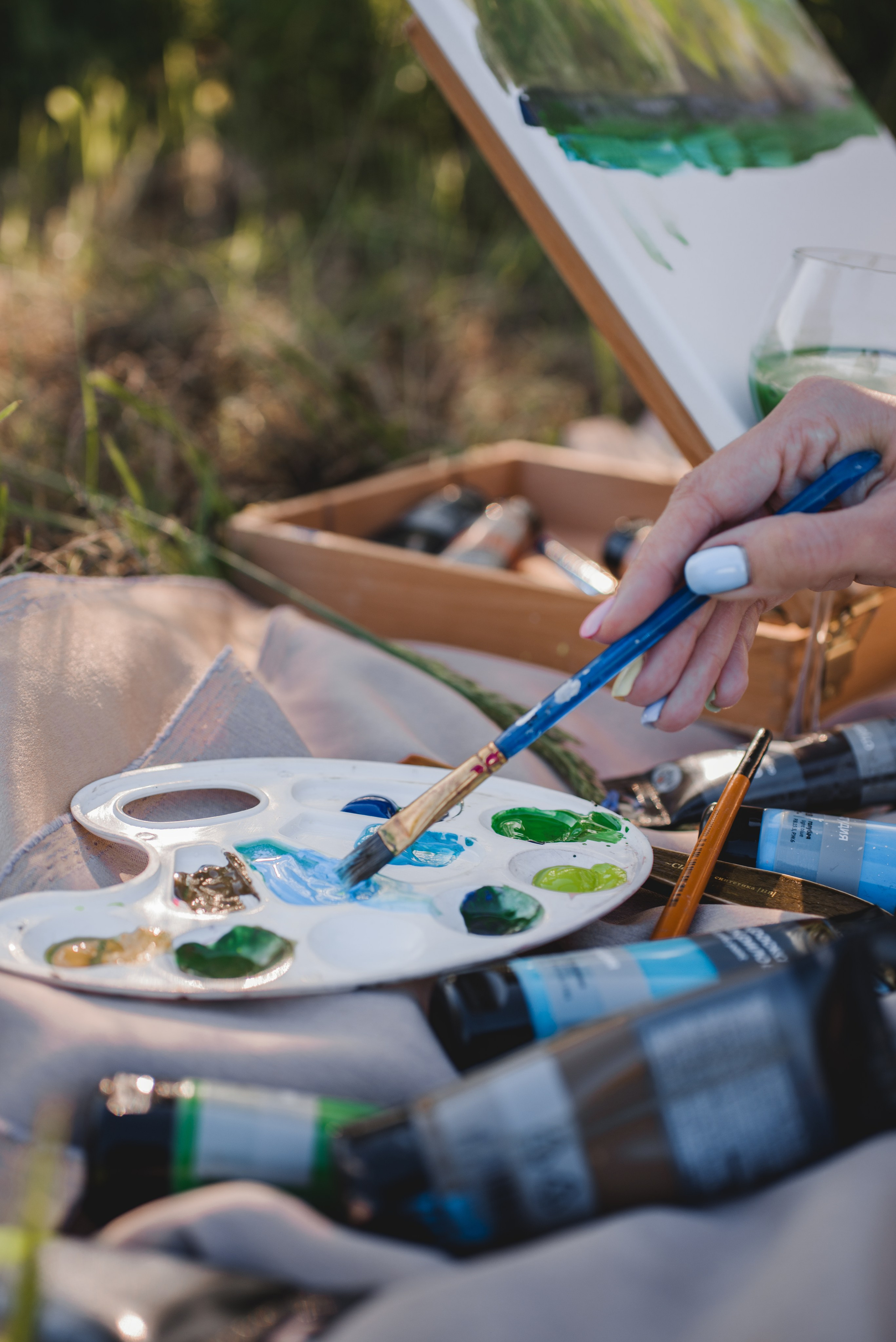 Виктория художник. Фотограф Людмила Белова