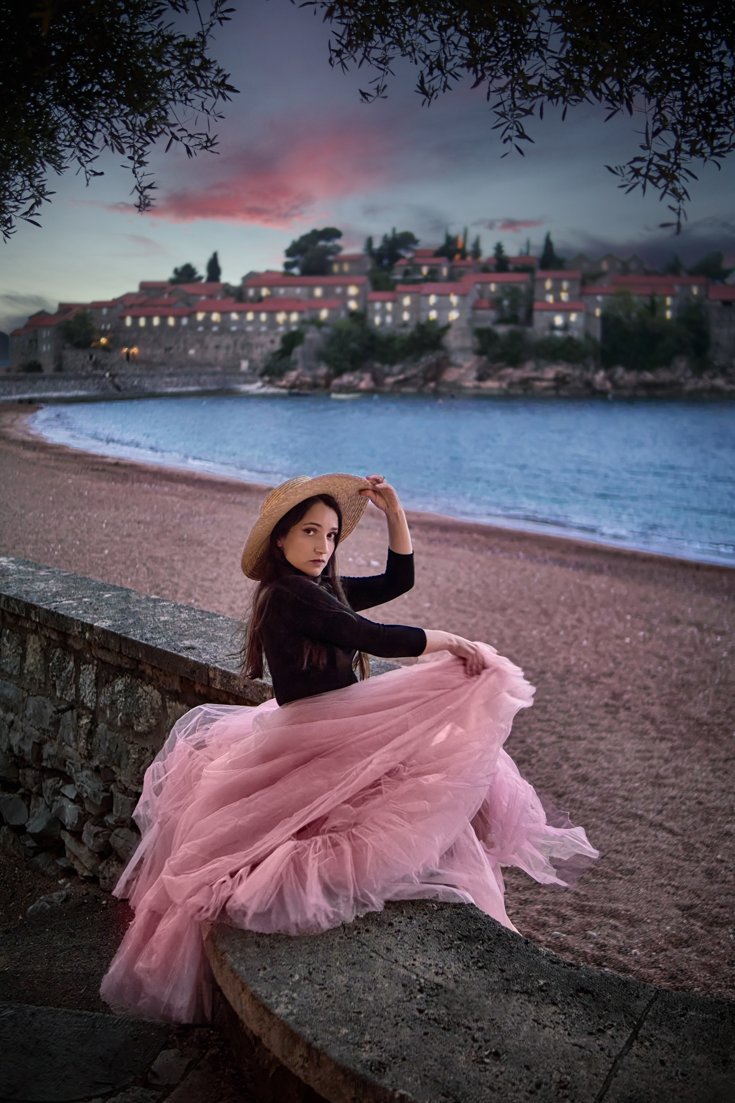 Фотосессия для Елены в Свети-Стефан