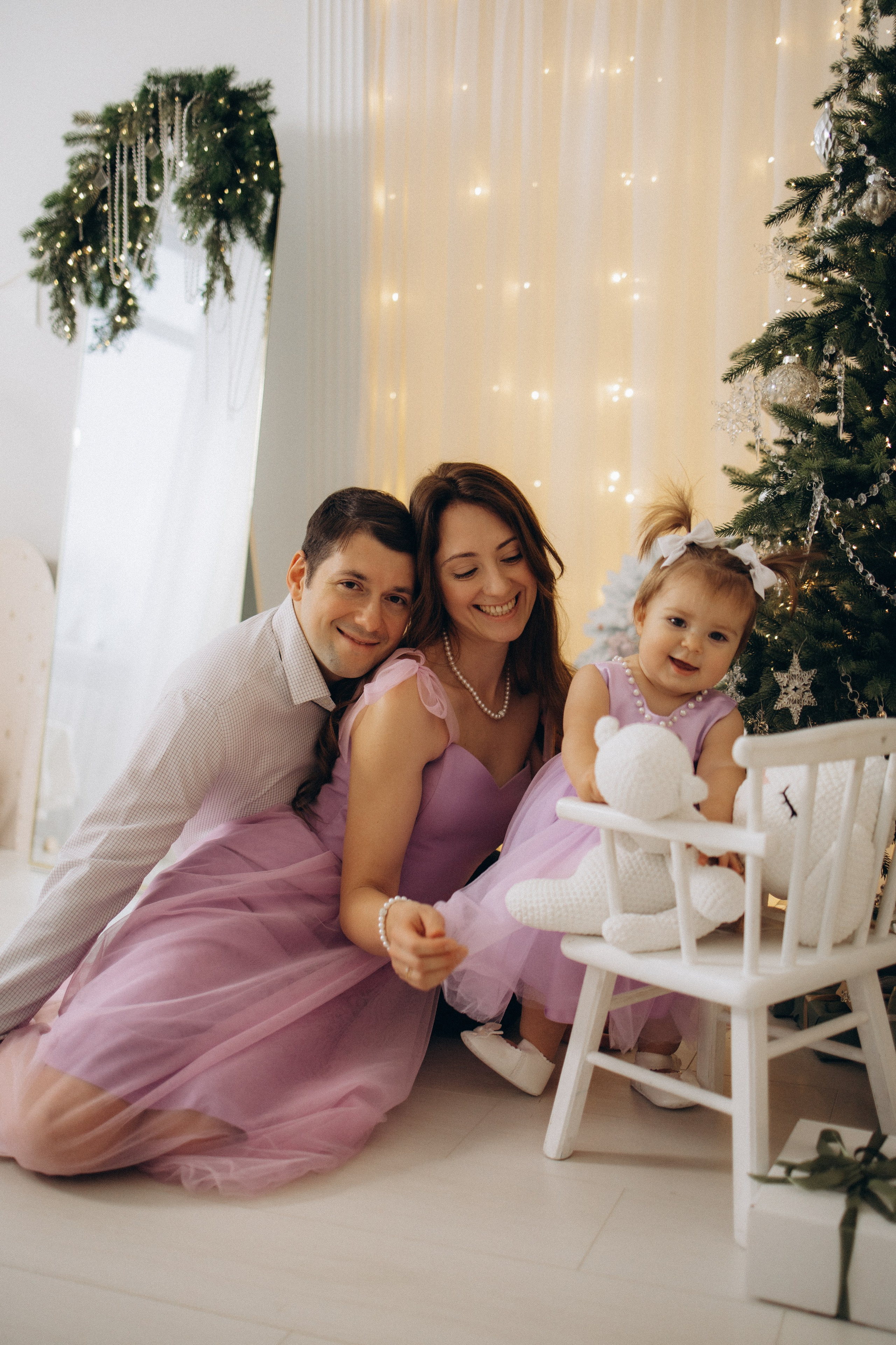 Новый год маленькой Анечки. Семейный фотограф в Москве Анастасия Шалда