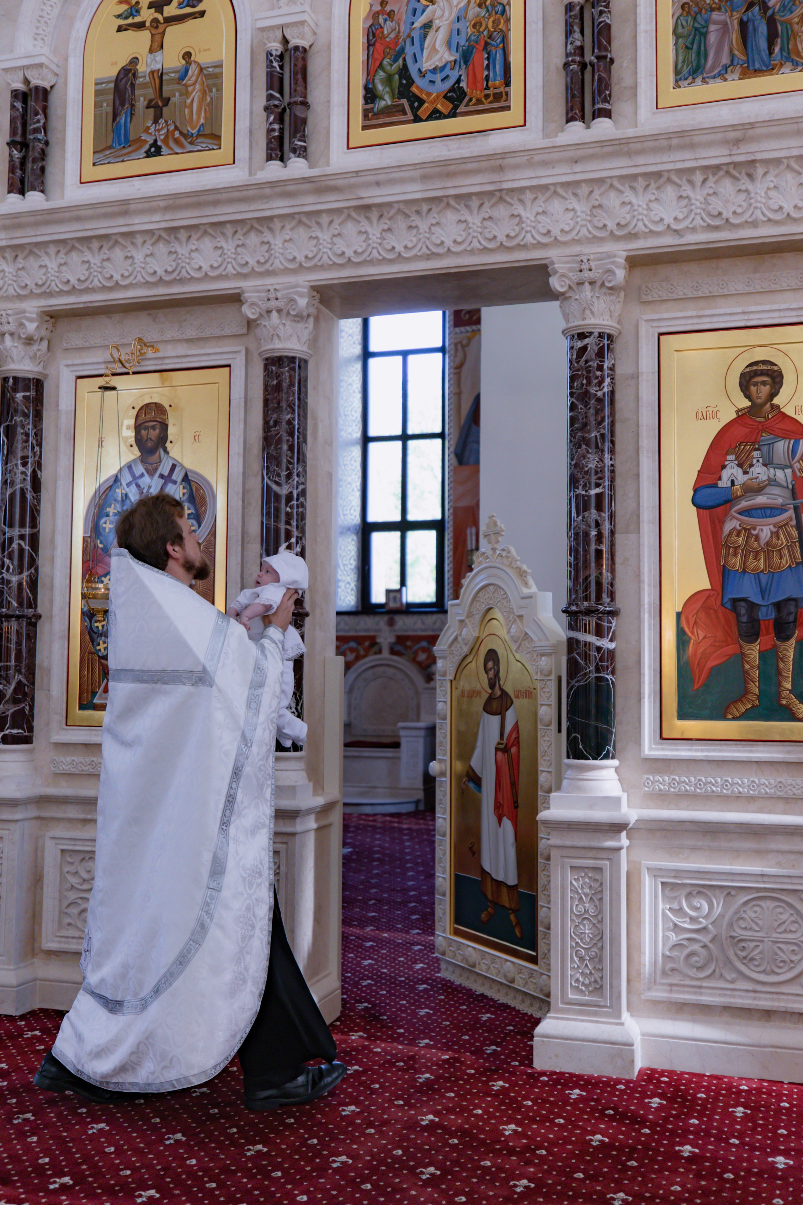 Крещение Александра «Храм Георгия Победоносца». Детский и семейный фотограф Евгения Вахнеева Москва Зеленоград