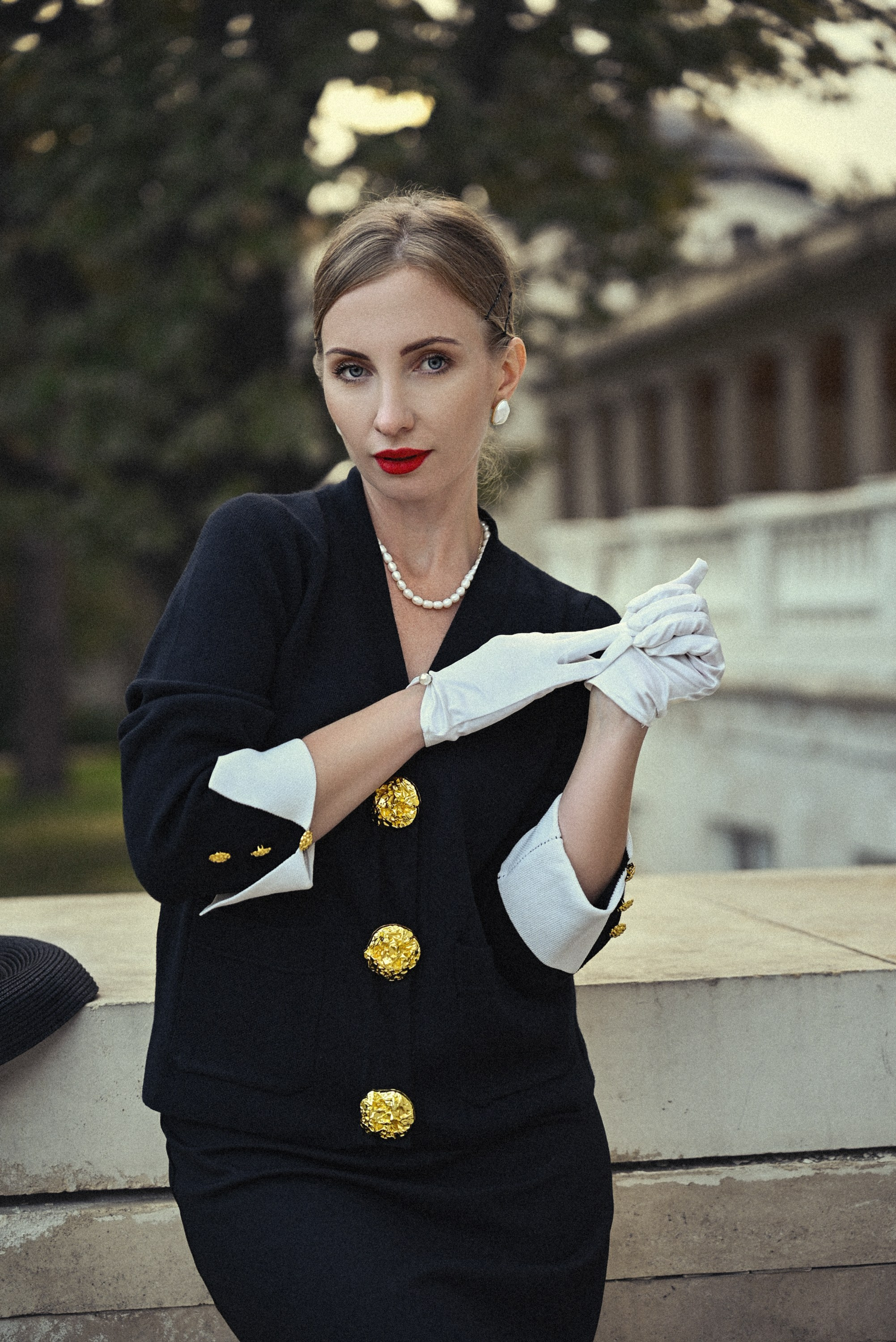 Винтажная фотосессия шикарной аристократки. Компания и фотошкола по созданию контента в Москве