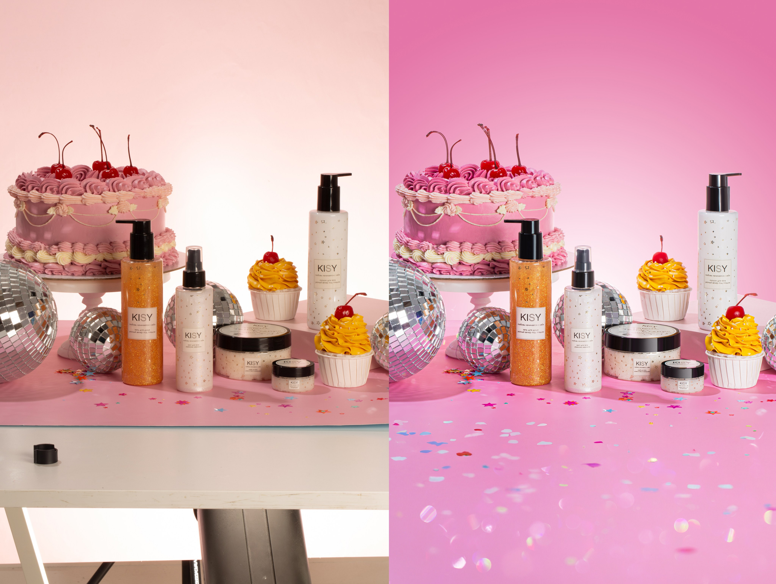 Детальная обработка имиджей с монтажом