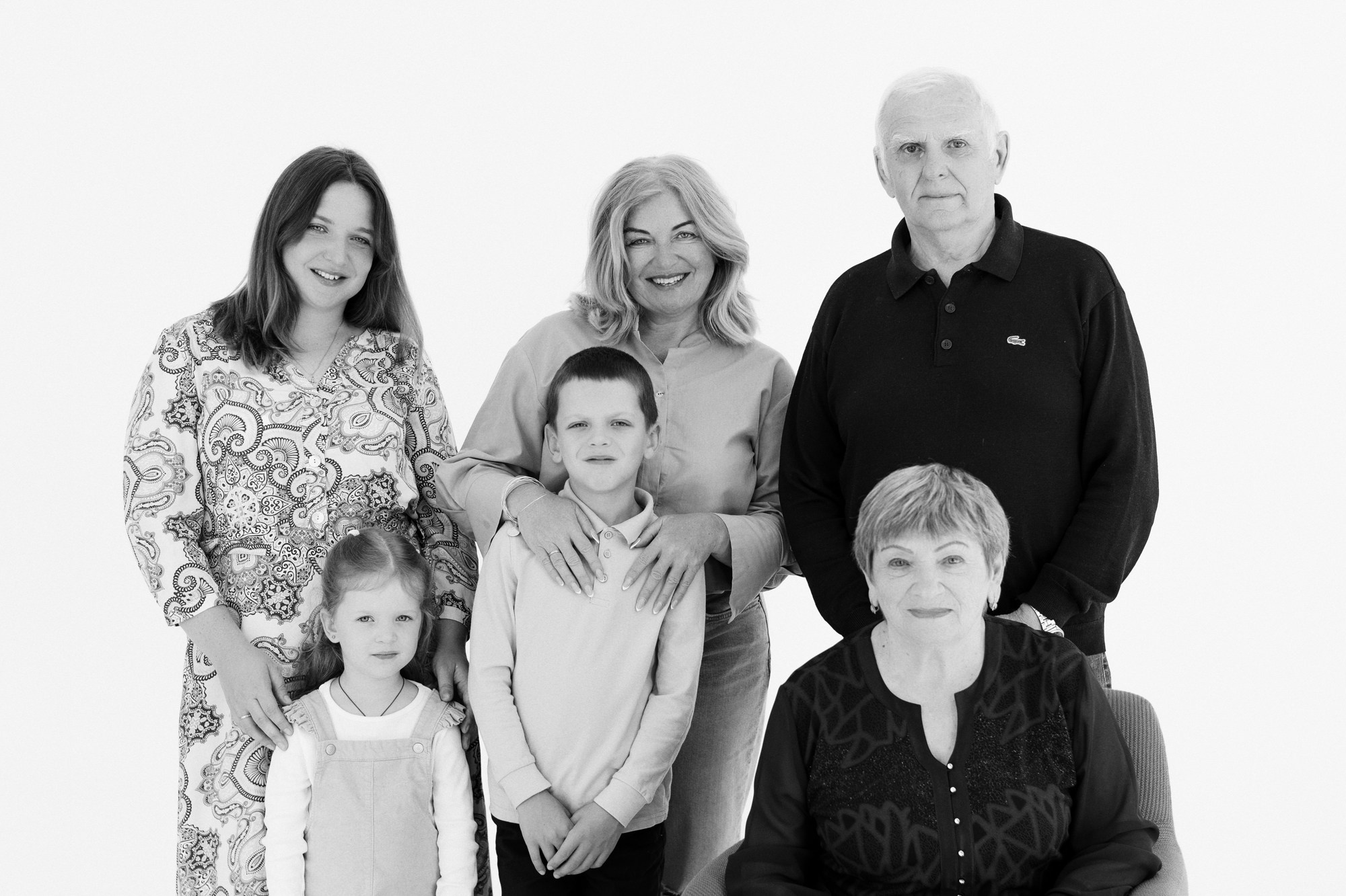 Профессиональный свет в семейной фотографии, чистота и стиль