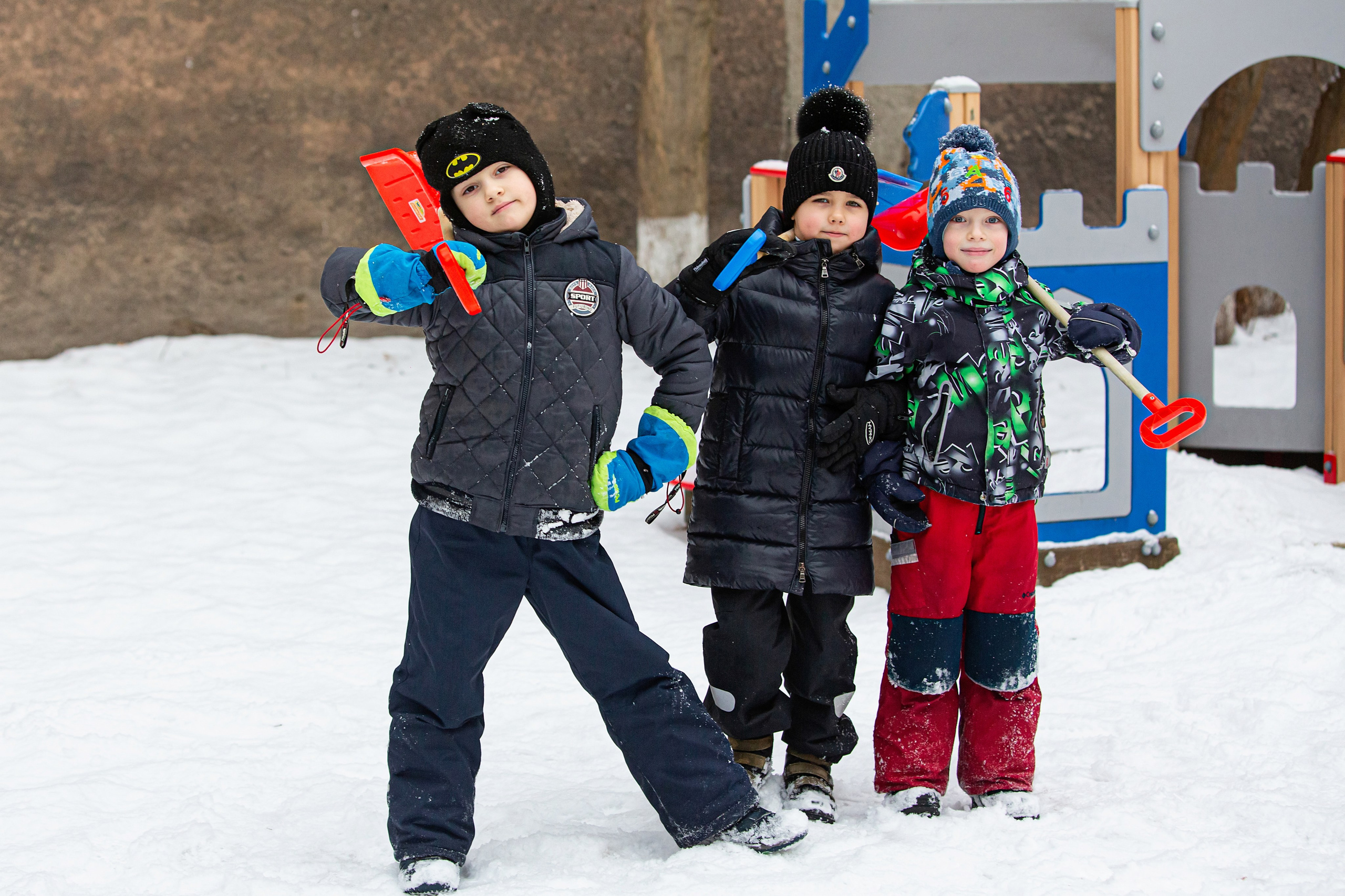Зима в детском саду. Свадебный, семейный, детский фотограф в Санкт-Петербурге