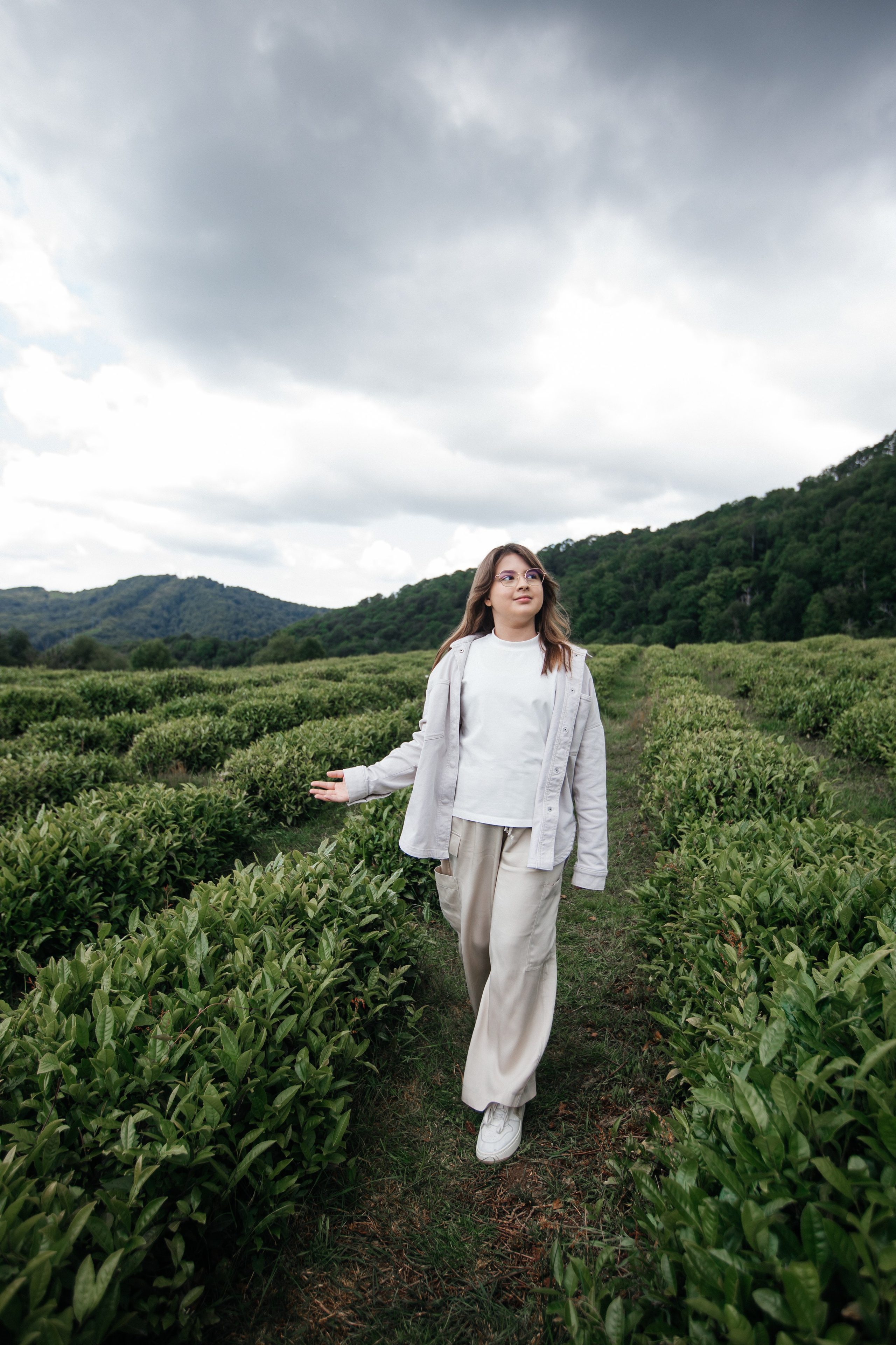 Tea plantation. Efimova Model Agency