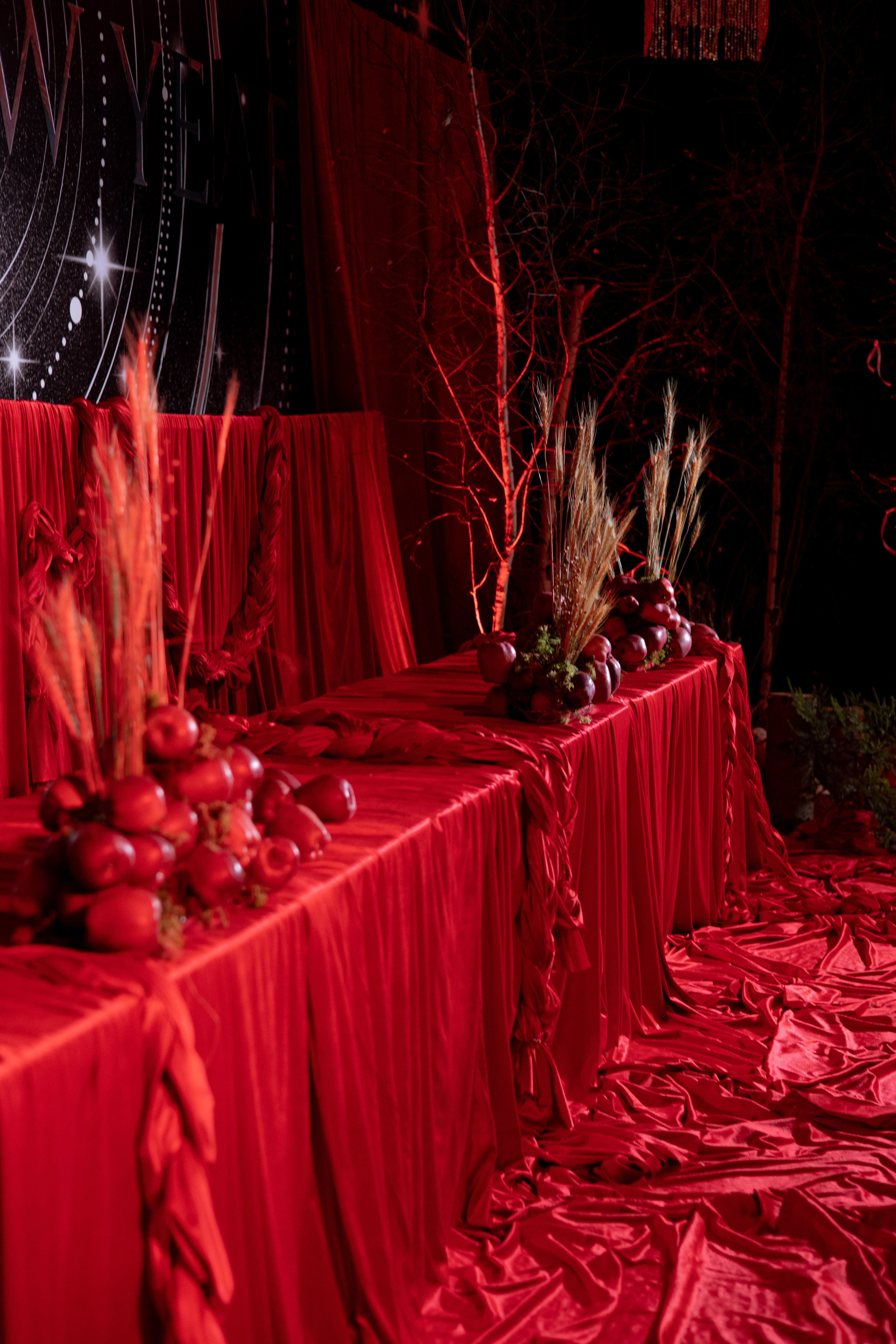 Новогодний корпоратив в фольклорном стиле. Особняк Лемана. Оформление свадеб, декор свадеб Вера Маркова, Москва