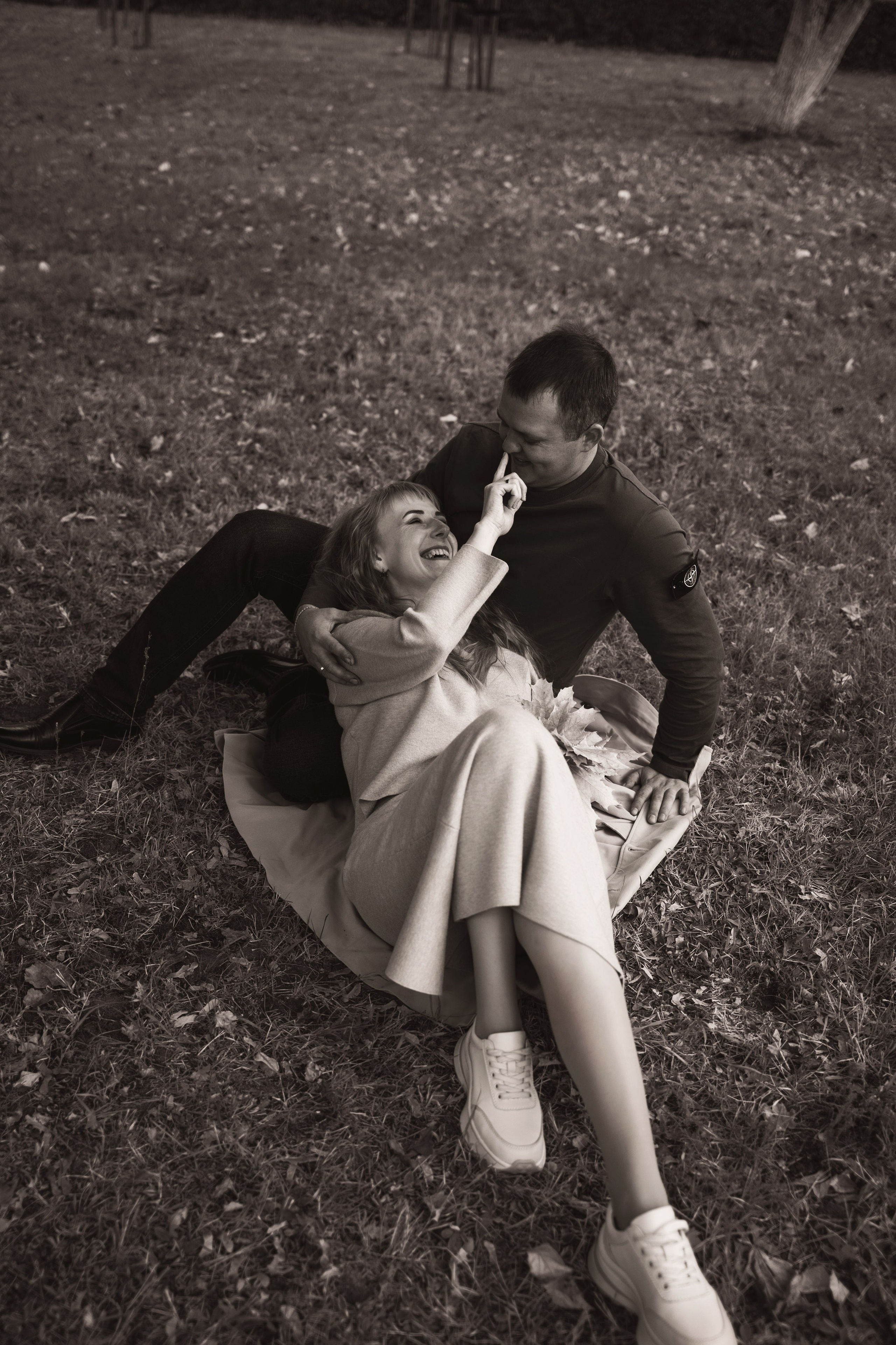 Осенняя фотосессия в стиле Love Story. Семейный фотограф в Белгороде Амелина Алина