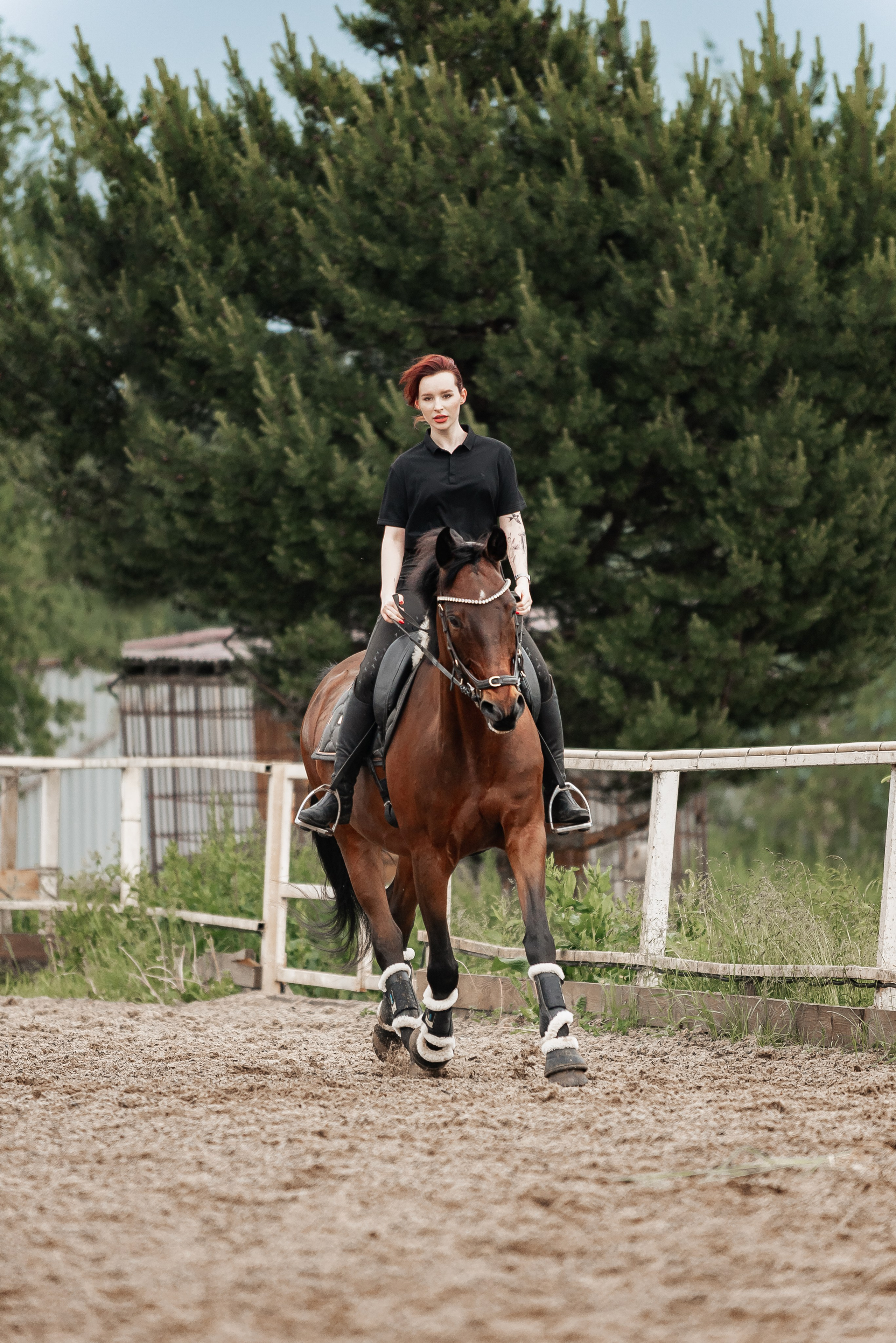 Ольга и Шерави. Куракина Дарья • Конный фотограф