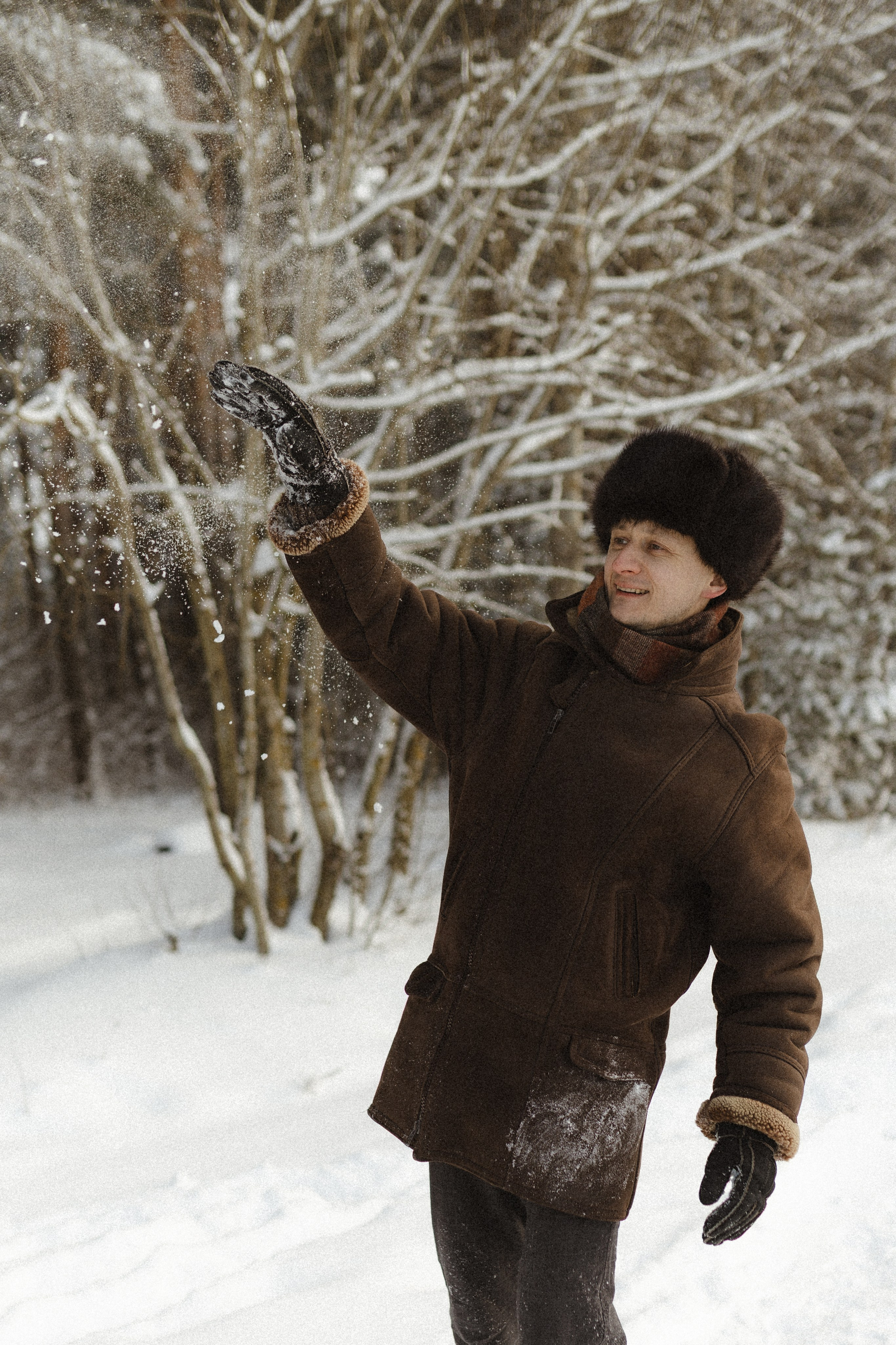 Зима не холодная, когда рядом свои. Семейный фотограф в Москве Алина Савченко