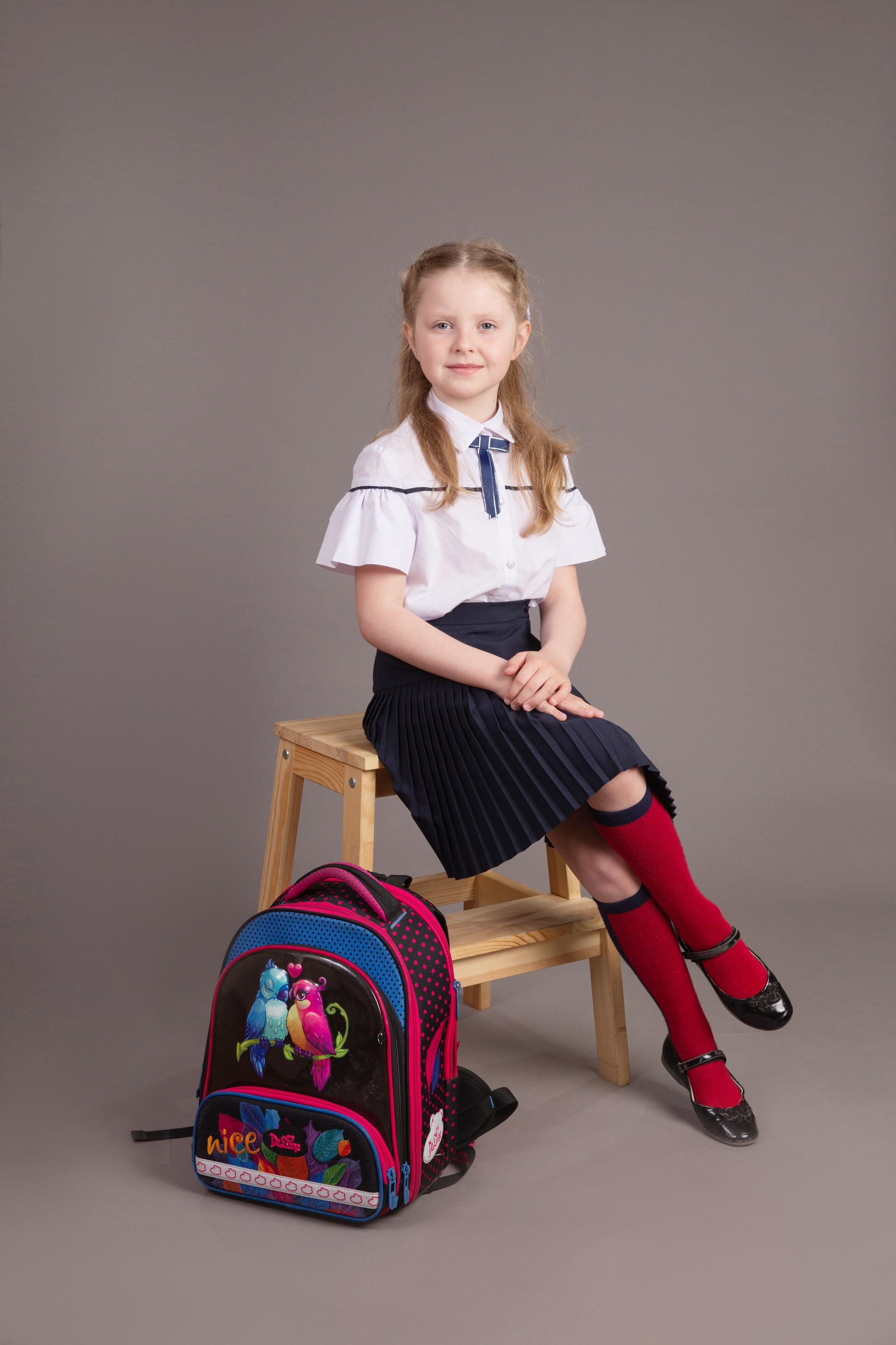 Портретная в школе. Фотограф Дарья Нагайцева