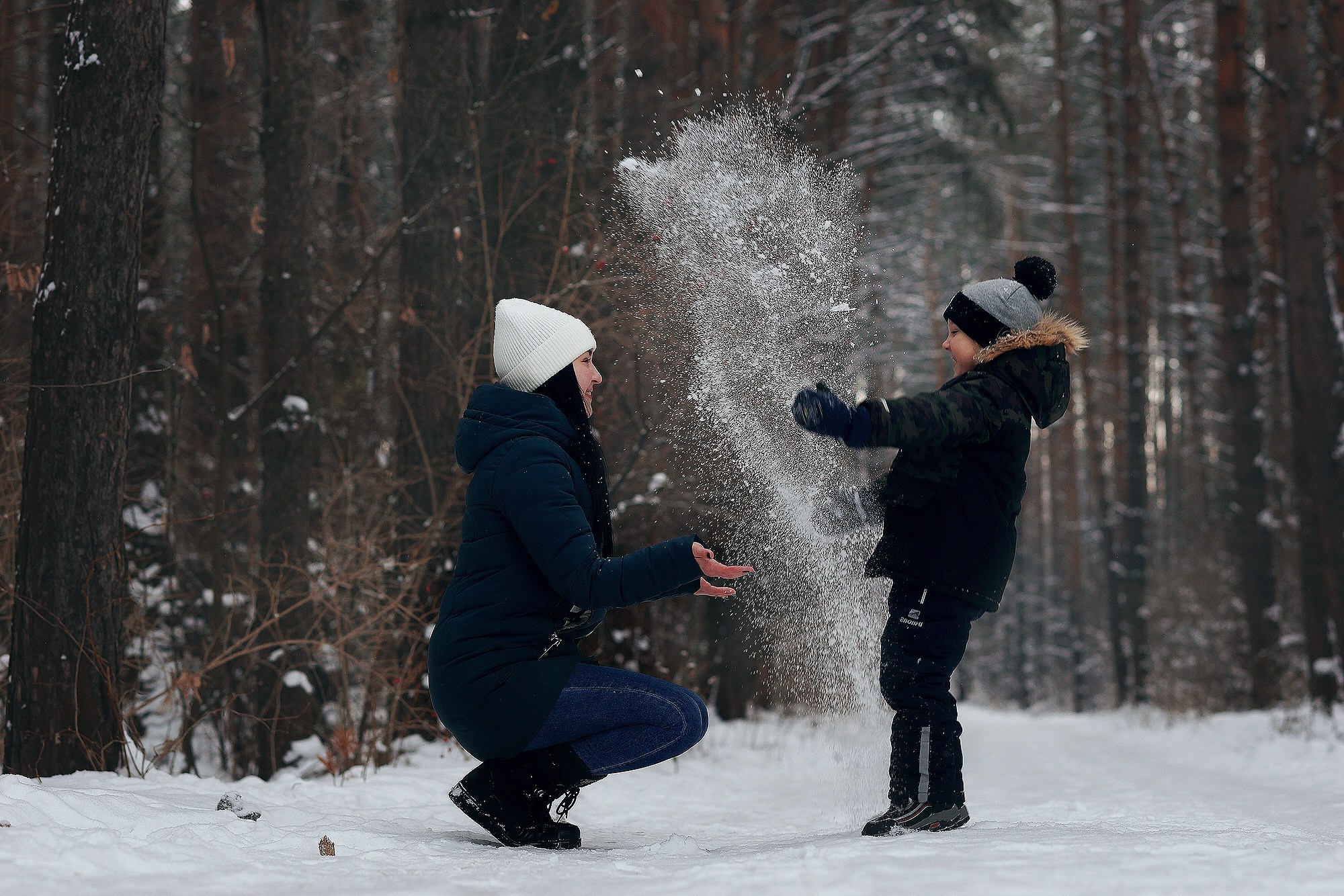 Семейная съёмка на природе. Семейный фотограф г. Новокузнецк Юлия Машникова