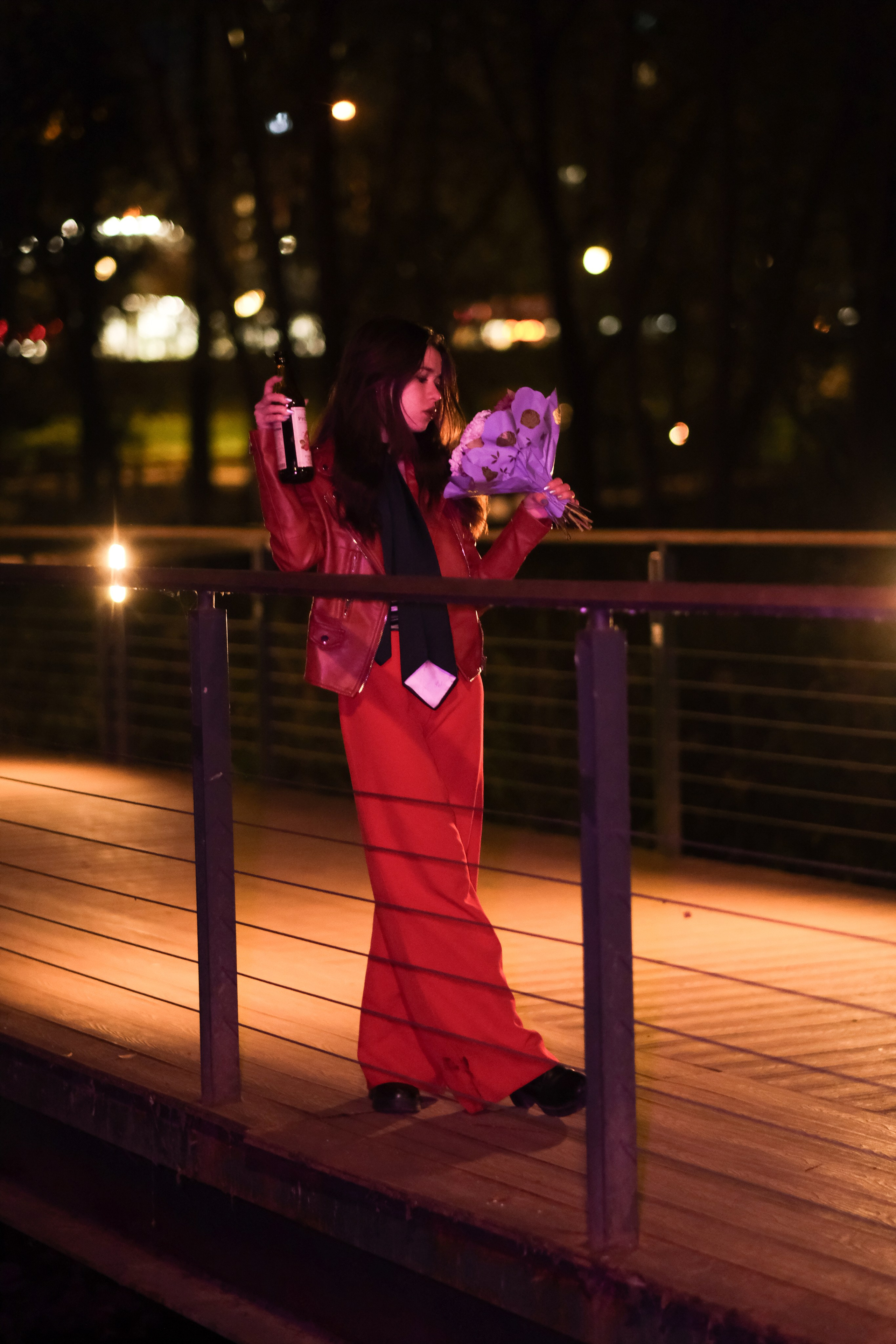 Александра в красном. Креативный фотограф в Москве Арапова Виталия