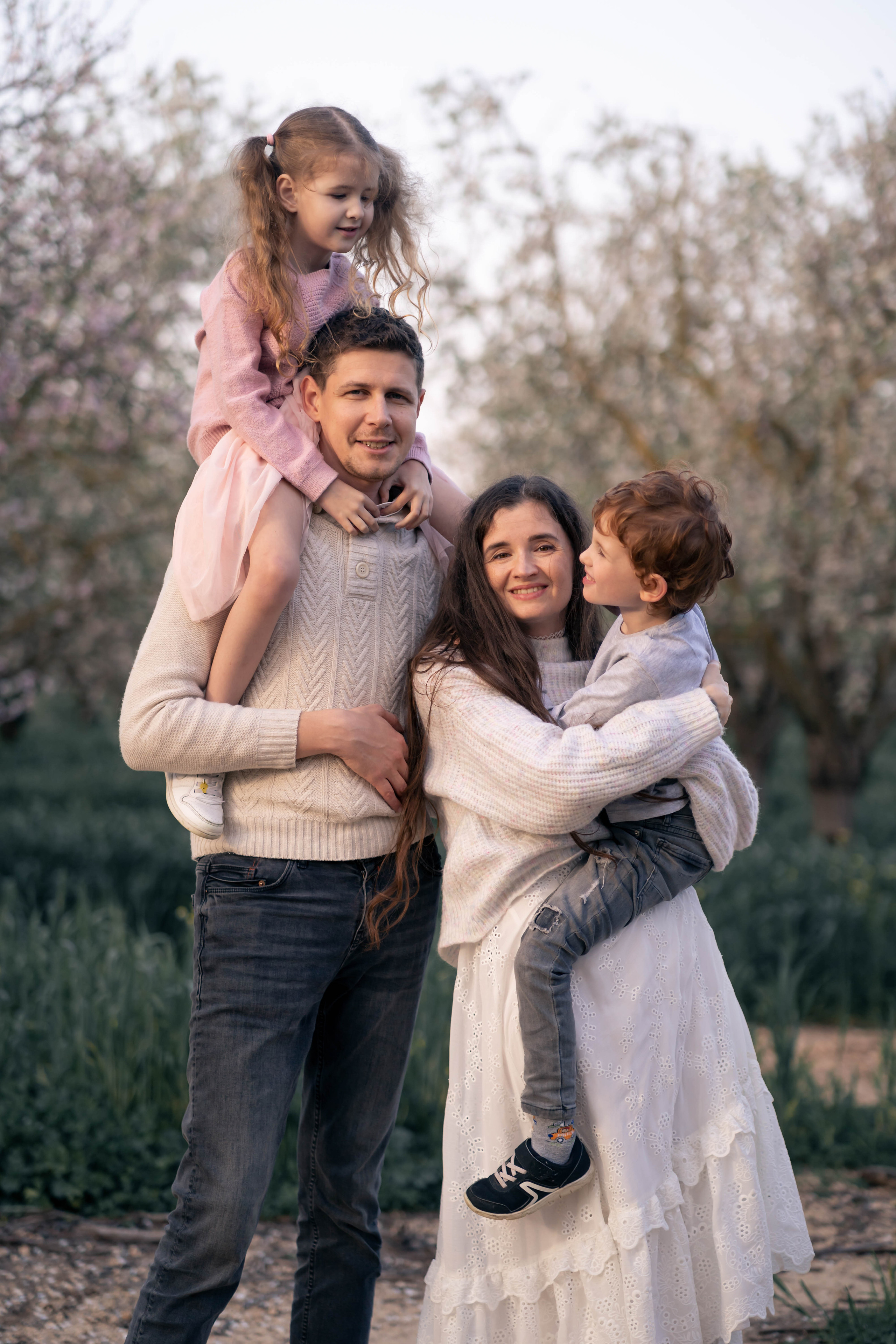 Фотосессия Виктории, Ильи, Алисы и Сергея. Семейный и детский фотограф в Израиле и Москве Дорошок Надя