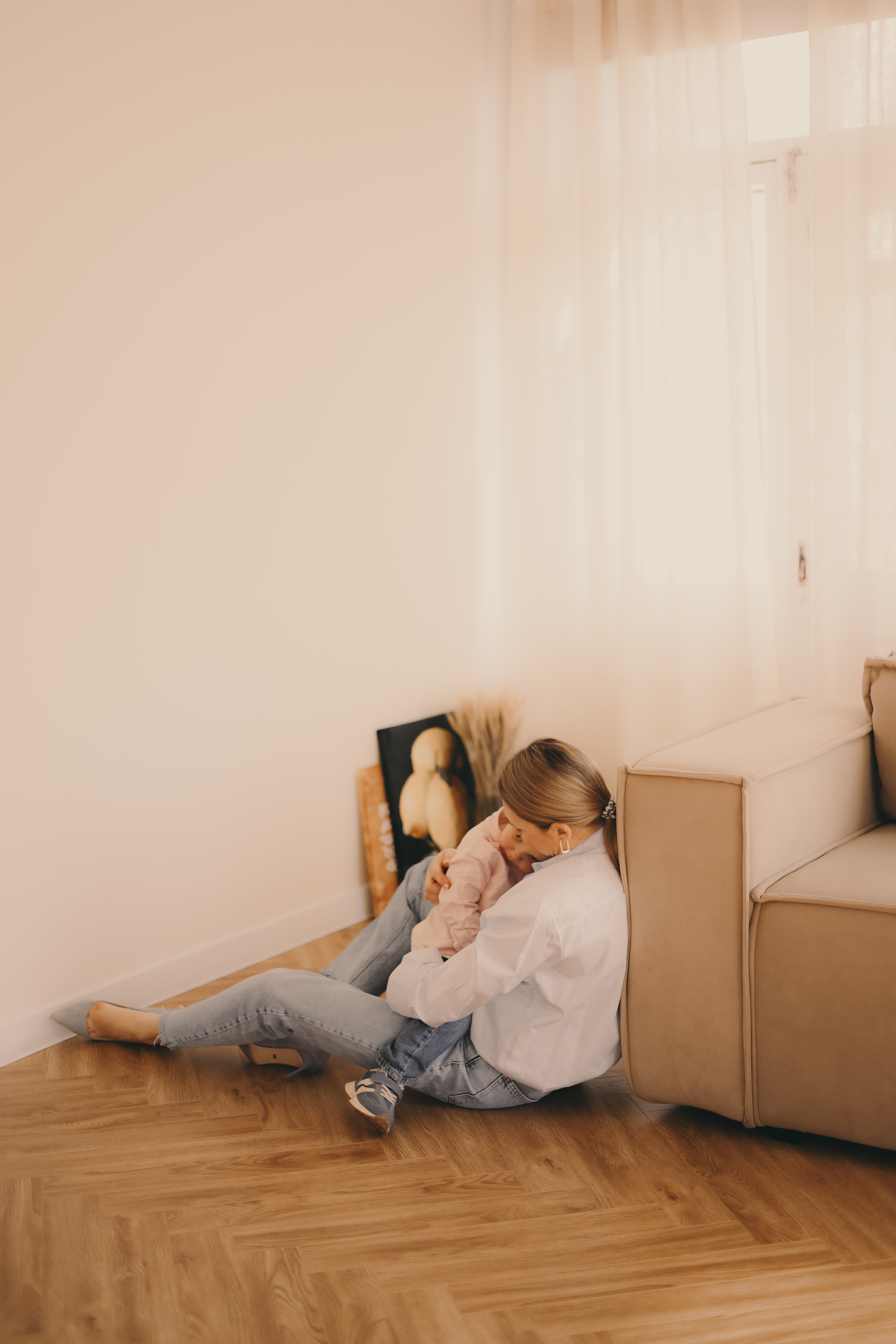 Два малыша и их мама. Фотограф Мария Лаенко