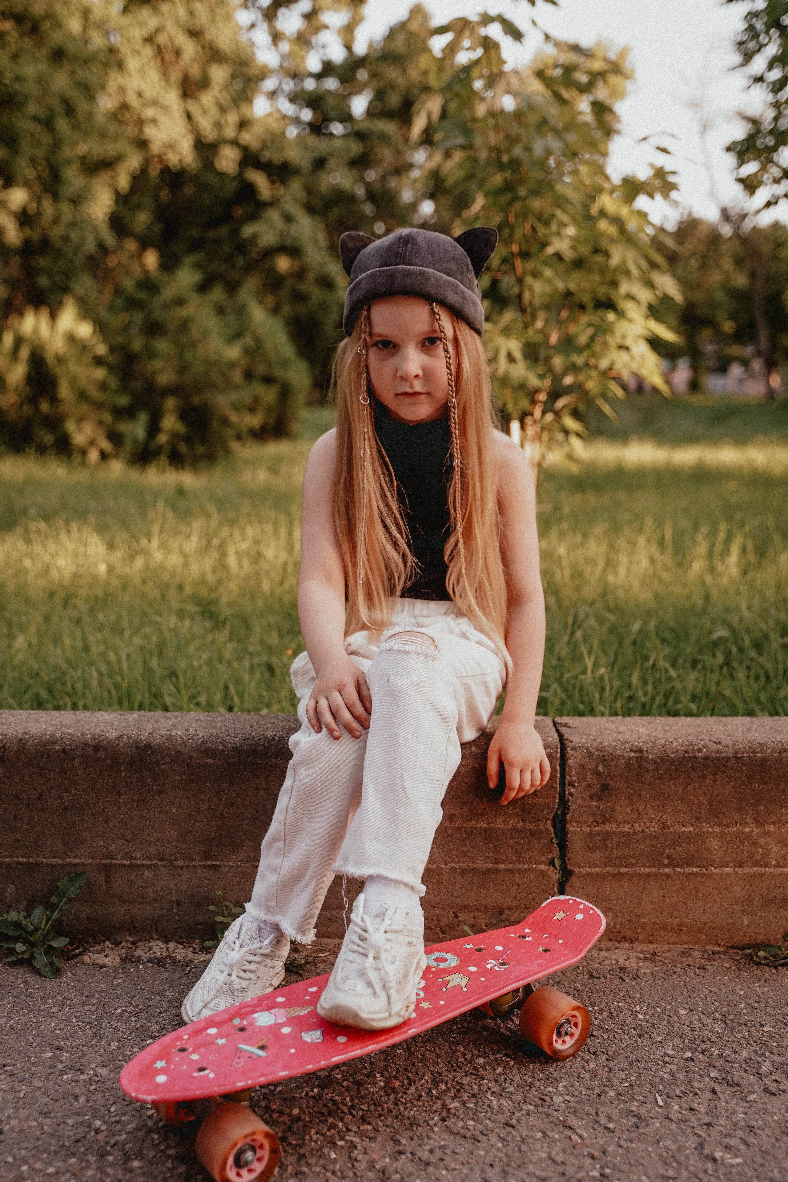 Семейная фотосессия со скейтом и самокатом. Семейный и женский фотограф в Краснодаре Анастасия Приймак