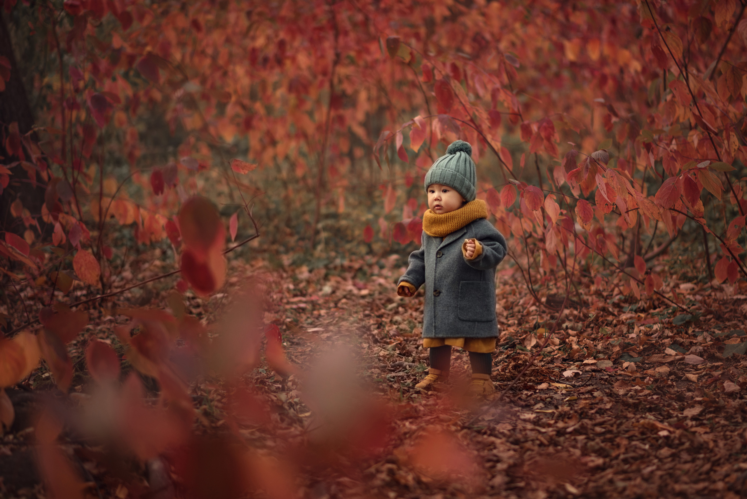 Осенняя фотосессия Галина и Маша. Детский и семейный фотограф в Санкт-Петербурге и Мурманске Ксения Дуде