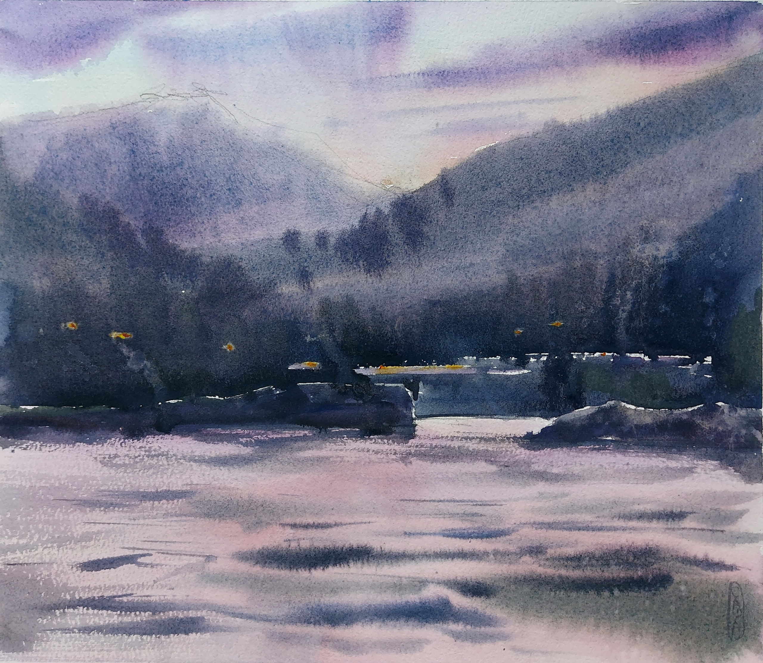 Katun River | Altai Mountains, Russia | August 2025 | 29.5 x 25.5 cm