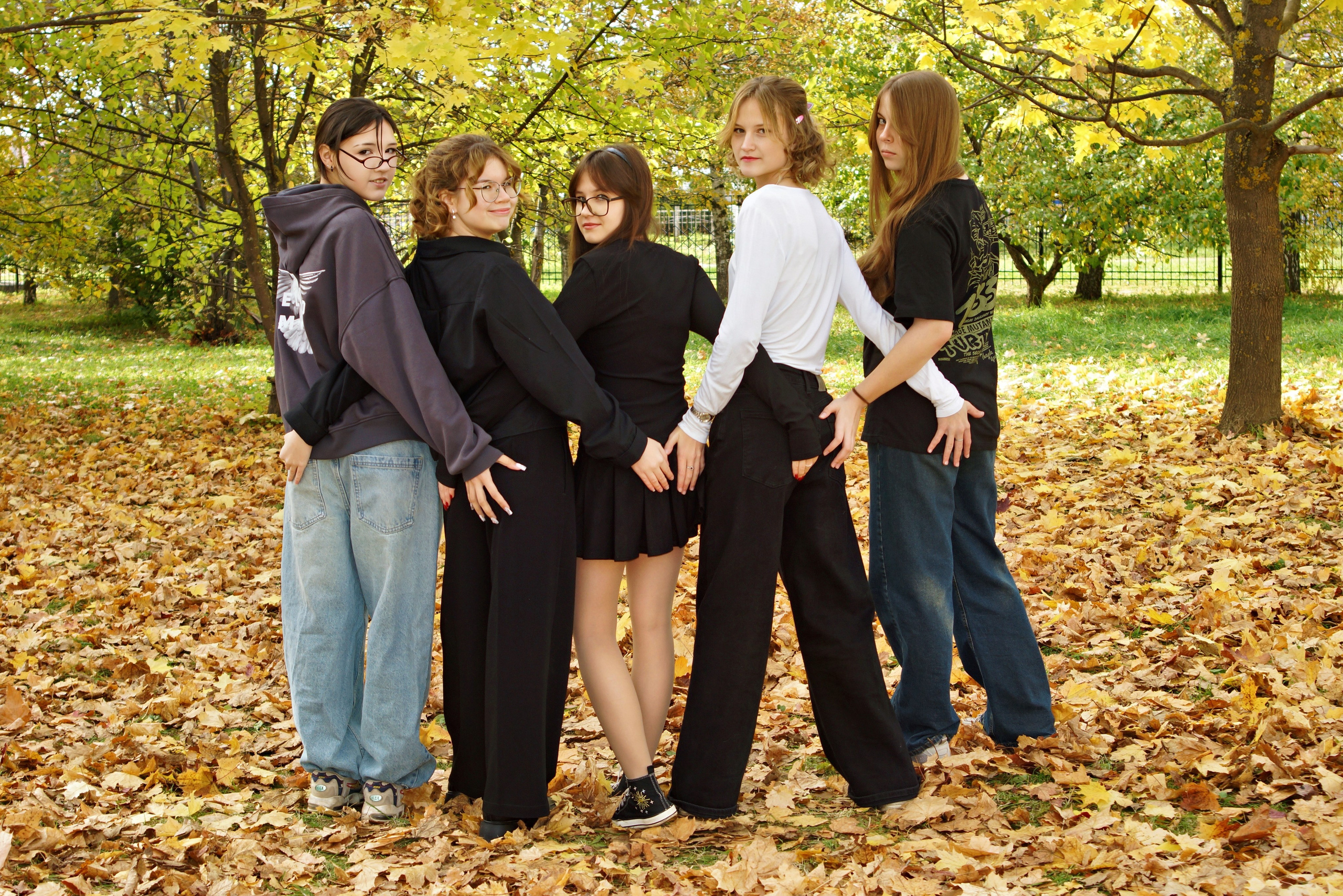 Осенняя фотосессия в школе г. Йошкар-Ола