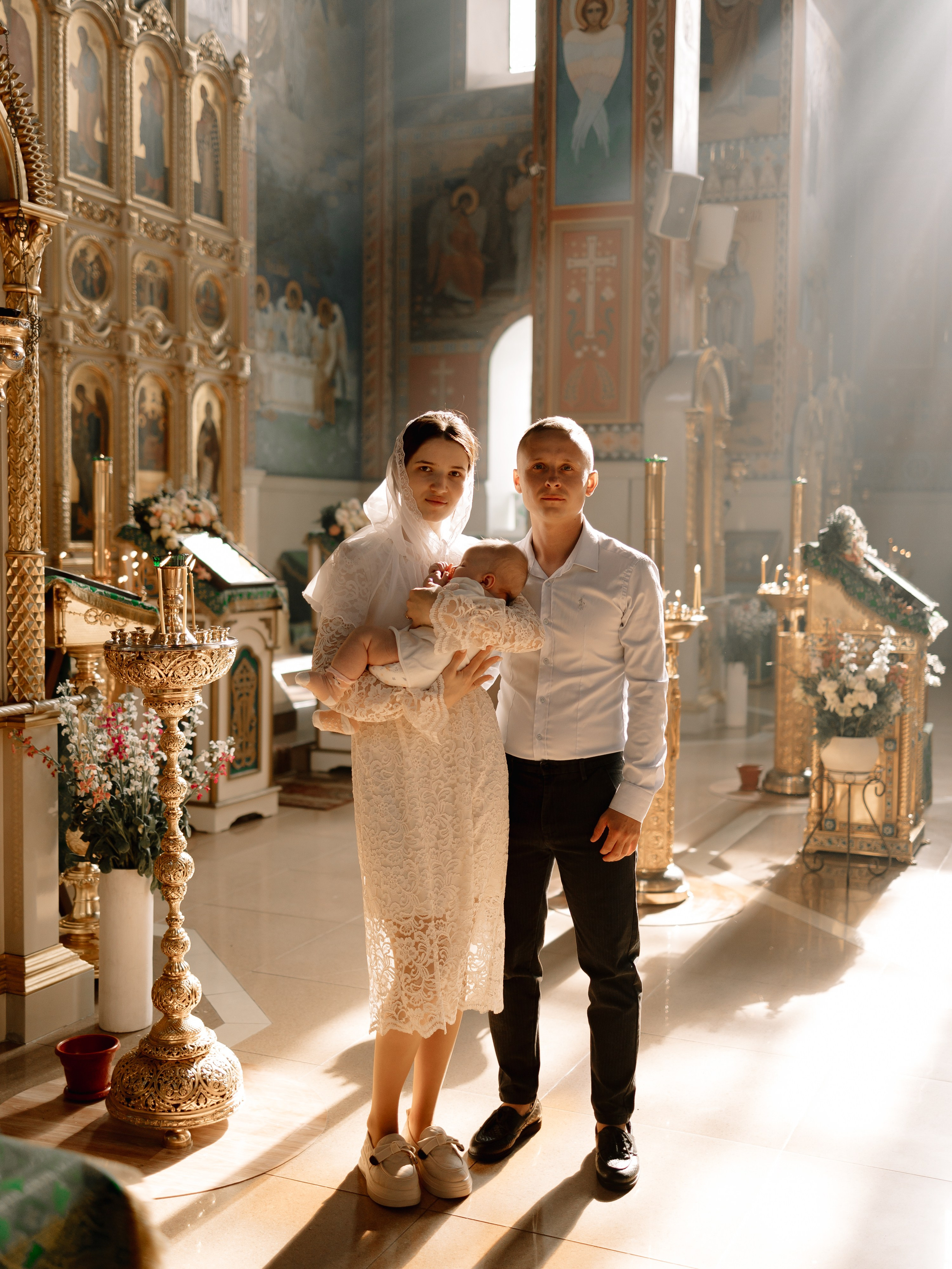 Таинство крещения Миланы. Семейный фотограф в Краснодаре Храмова Анна