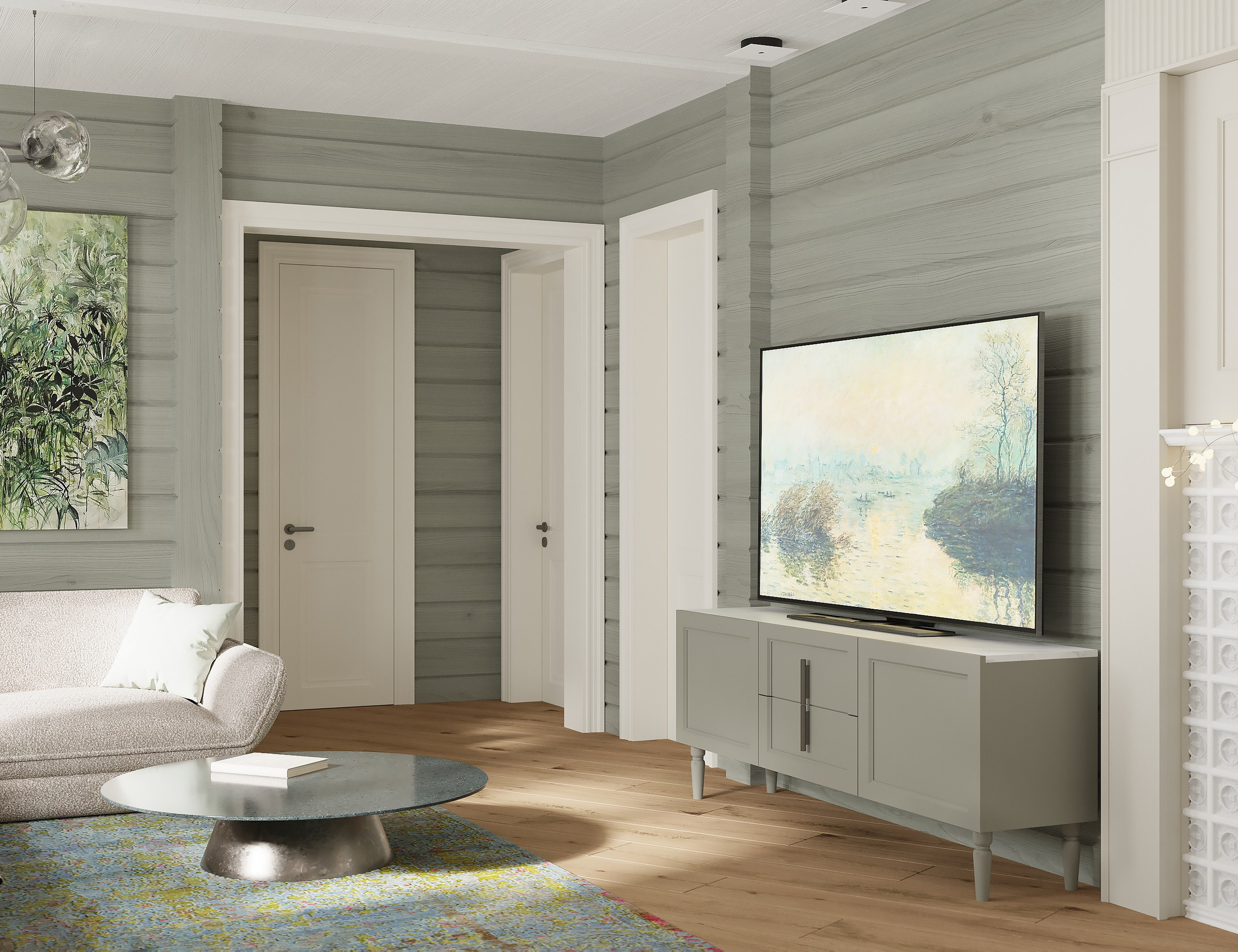 Кухня — гостиная. 3D-дизайнер Кристина Пуляевская