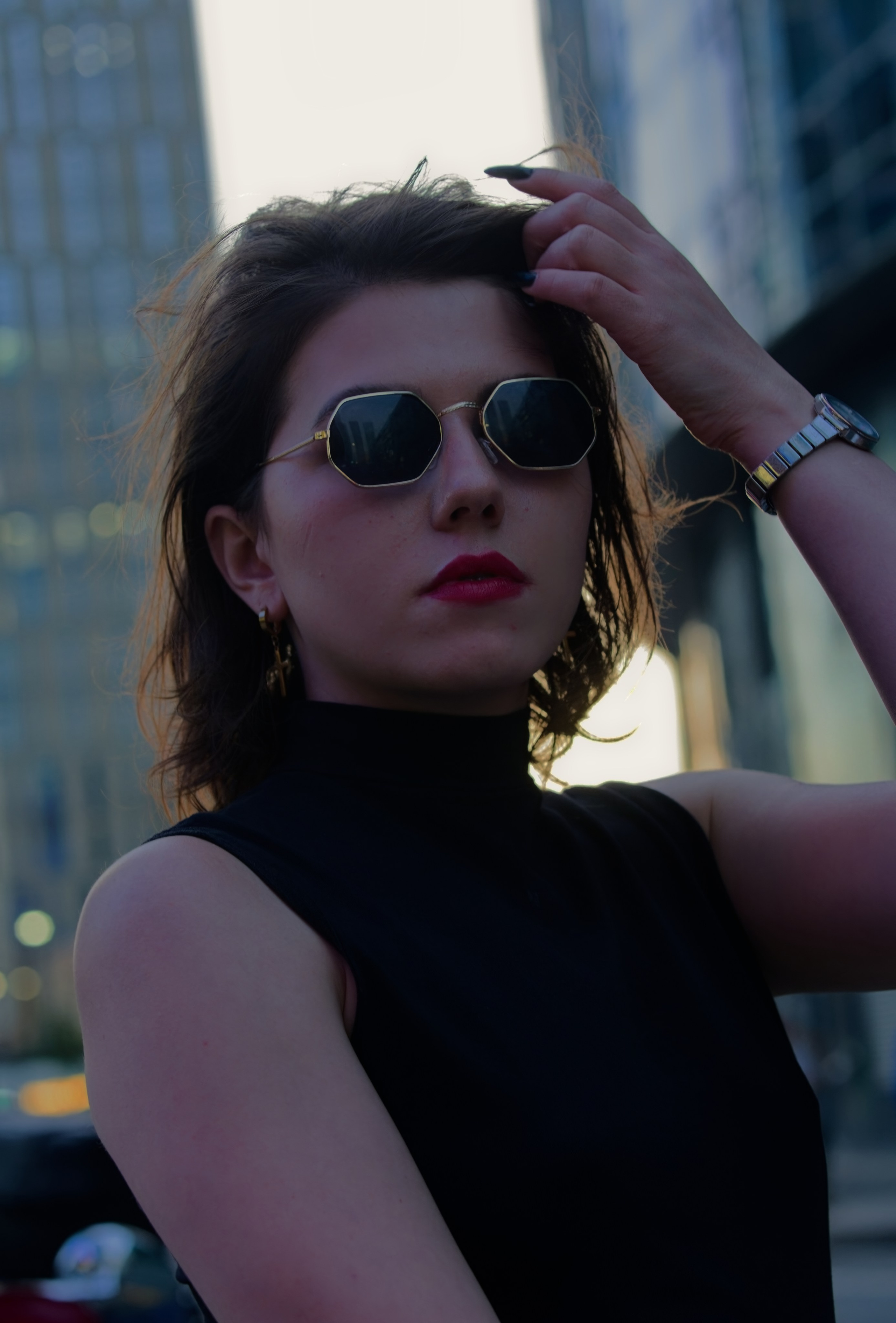 Анастасия. Мотоцикл. Фотограф Денис Шемет