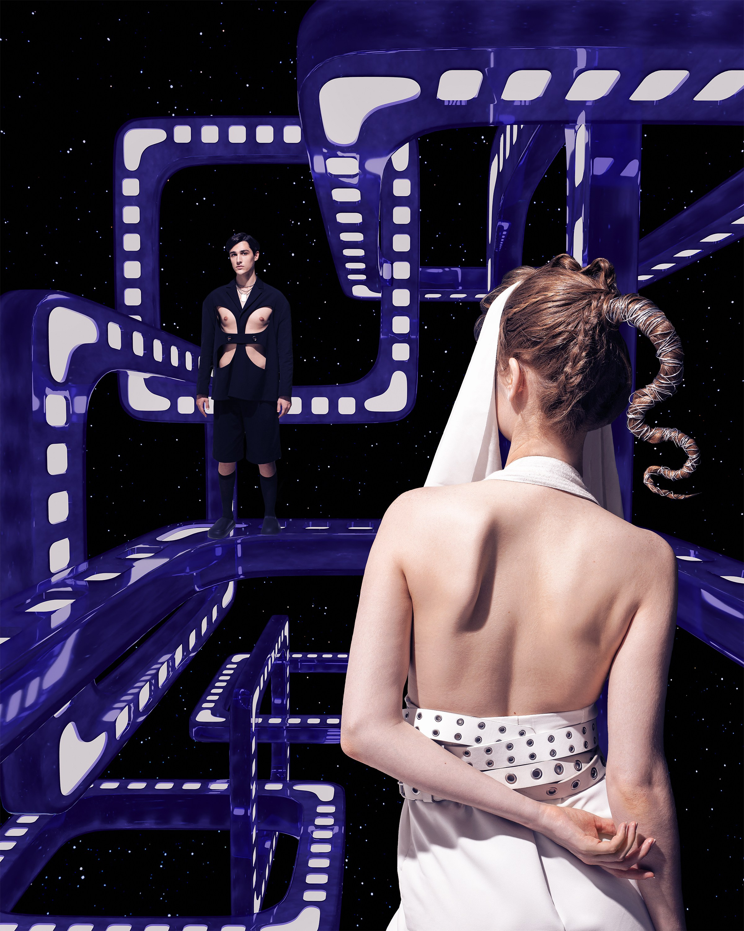 Cosmic tourists. Alyona Pukhanova — photographer, stylist, 3d designer, artist — Tbilisi, Georgia