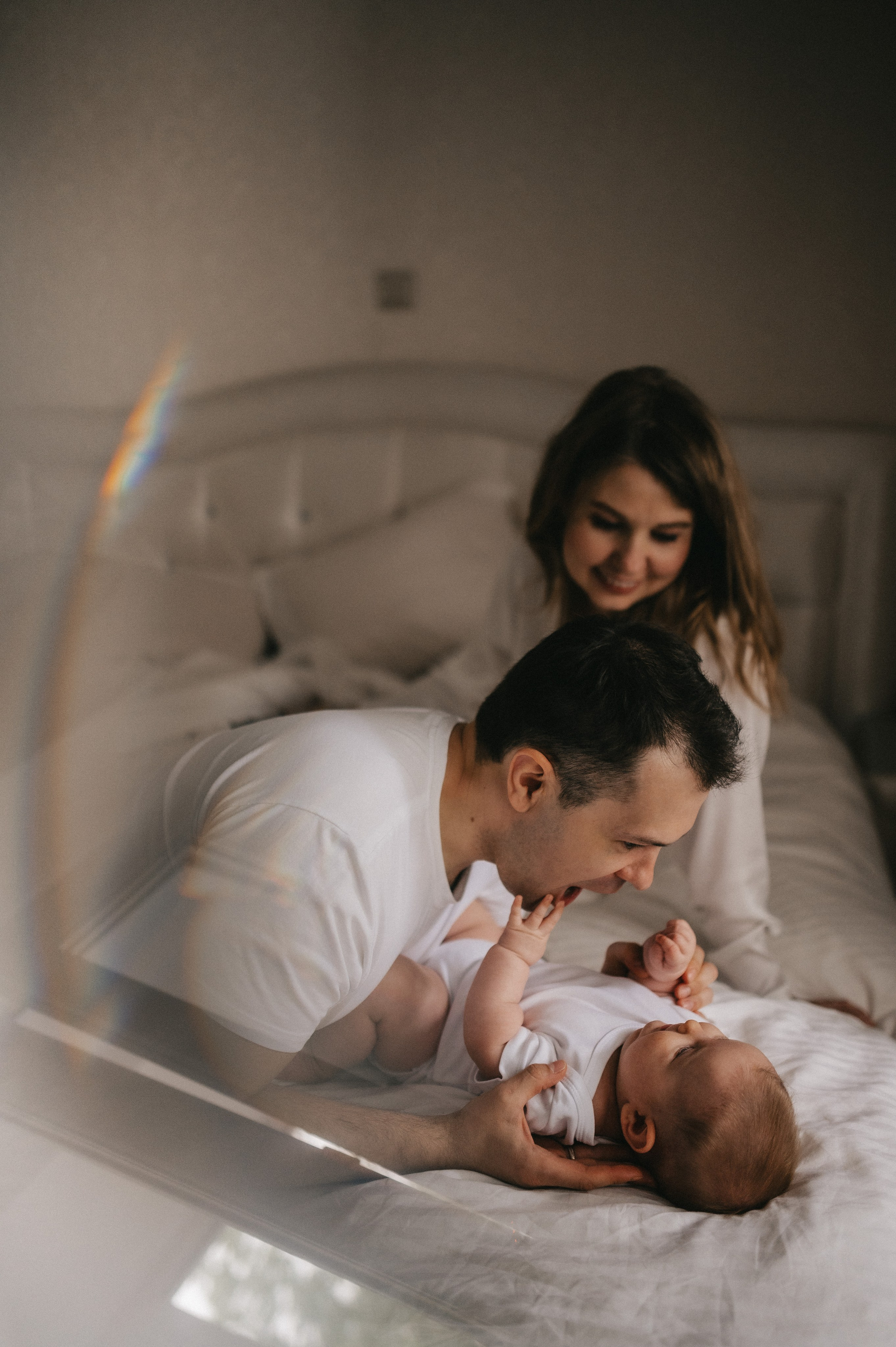 Сергей, Оксана и Алиса дома. Семейный и свадебный lifestyle-фотограф в Москве Мария Петрова