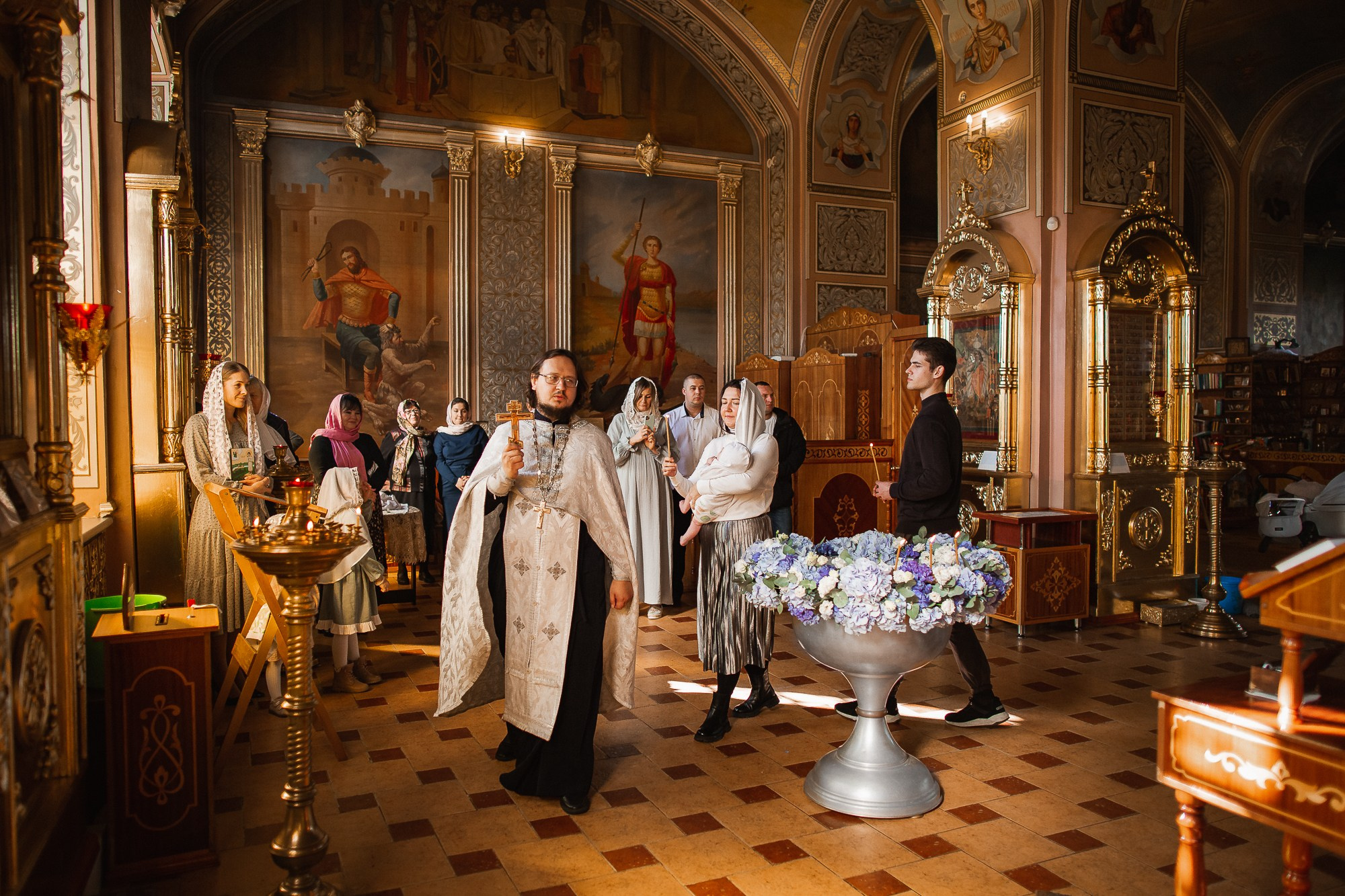 КРЕЩЕНИЕ АРТЁМА (Н. Белого). Семейный фотограф новорождённых в Серпухове Юлия Новикова +79637785957