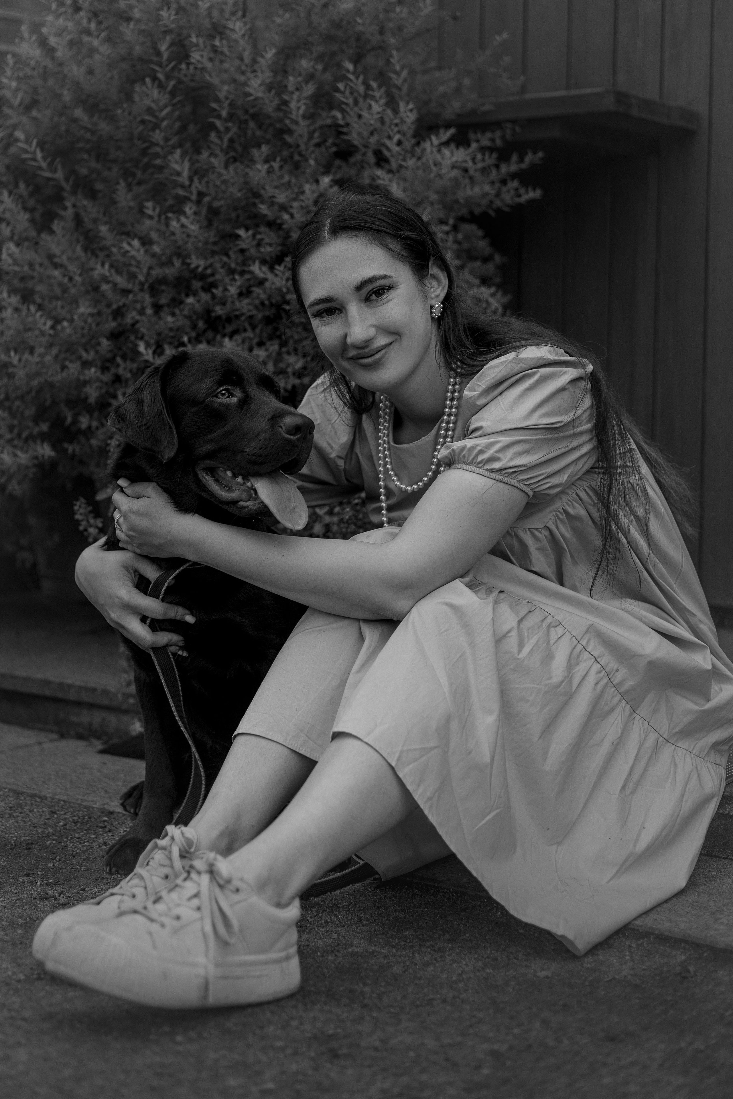 Оля и шоколадный Тимофей. Фотограф — анималист •love-story•|Санкт-Петербург