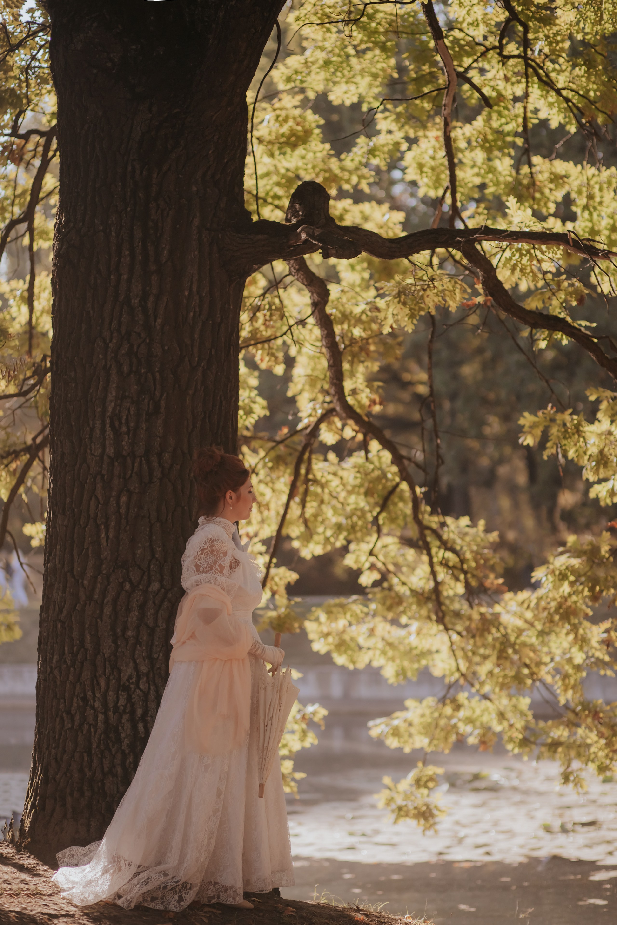 Мария. Тёплый сентябрь в Кусково. Художественная винтажная фотография