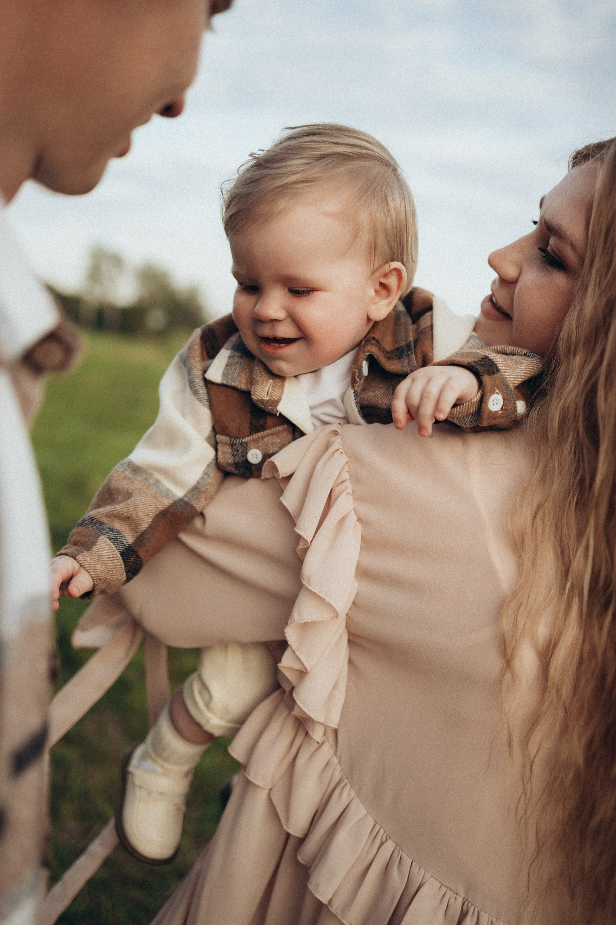 Про маленького Макара, его маму и папу 😊. Фотограф Елена Рябцева