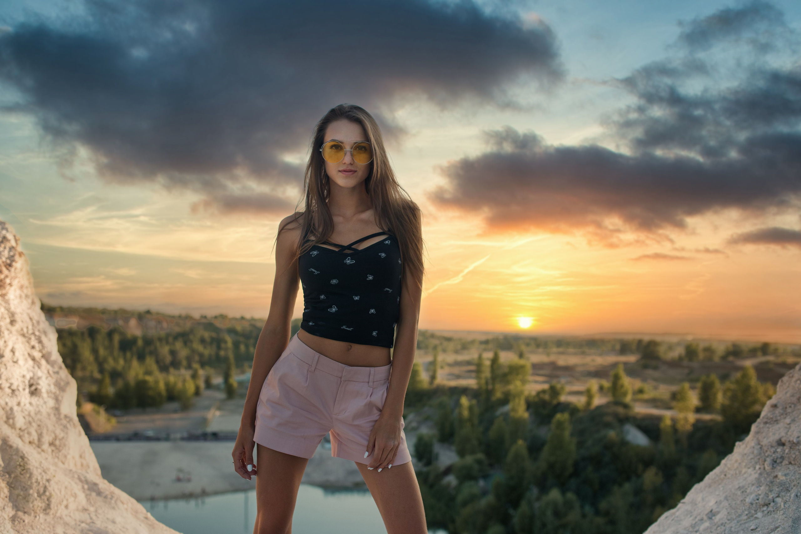 Фотосет у дома культуры в с. Стрелица и в Белом Колодце с Маргаритой для «себя»