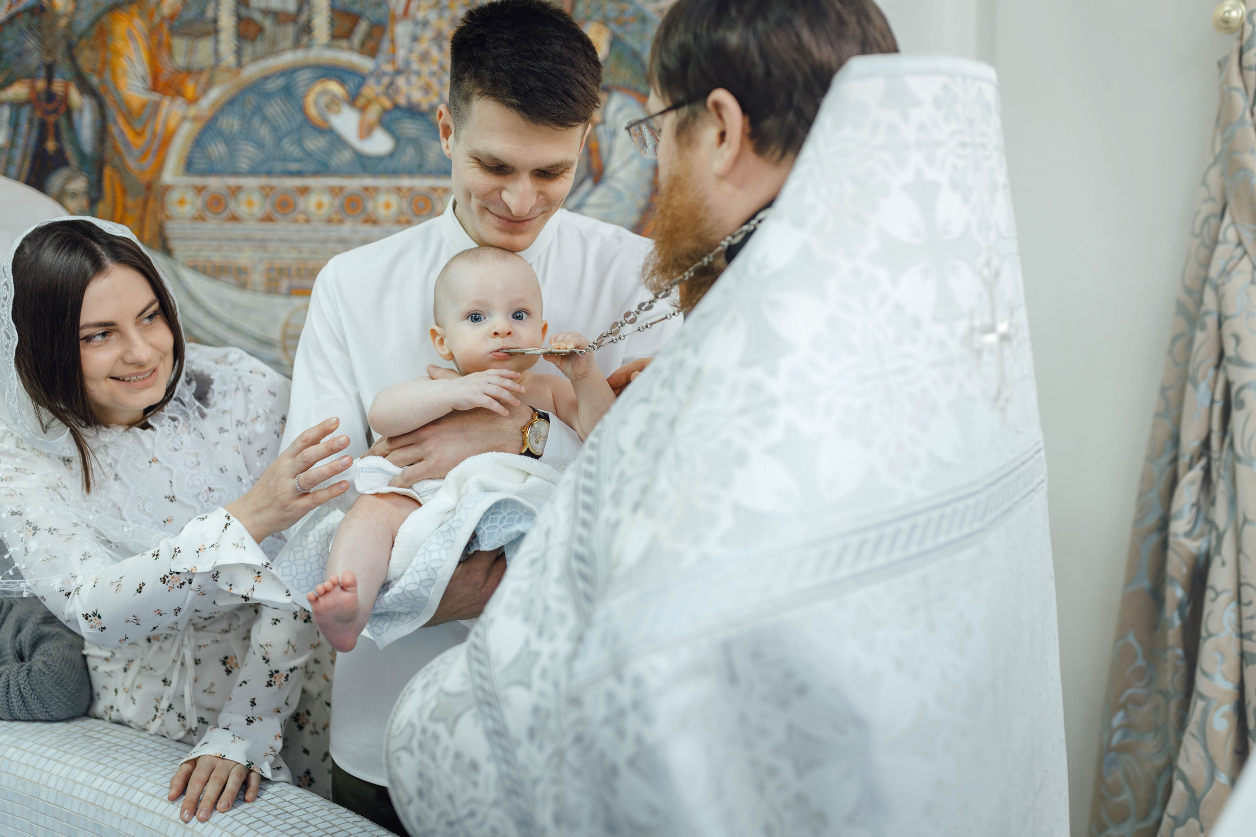 Крещение Матвея, храм Святой Троицы, декабрь 2025