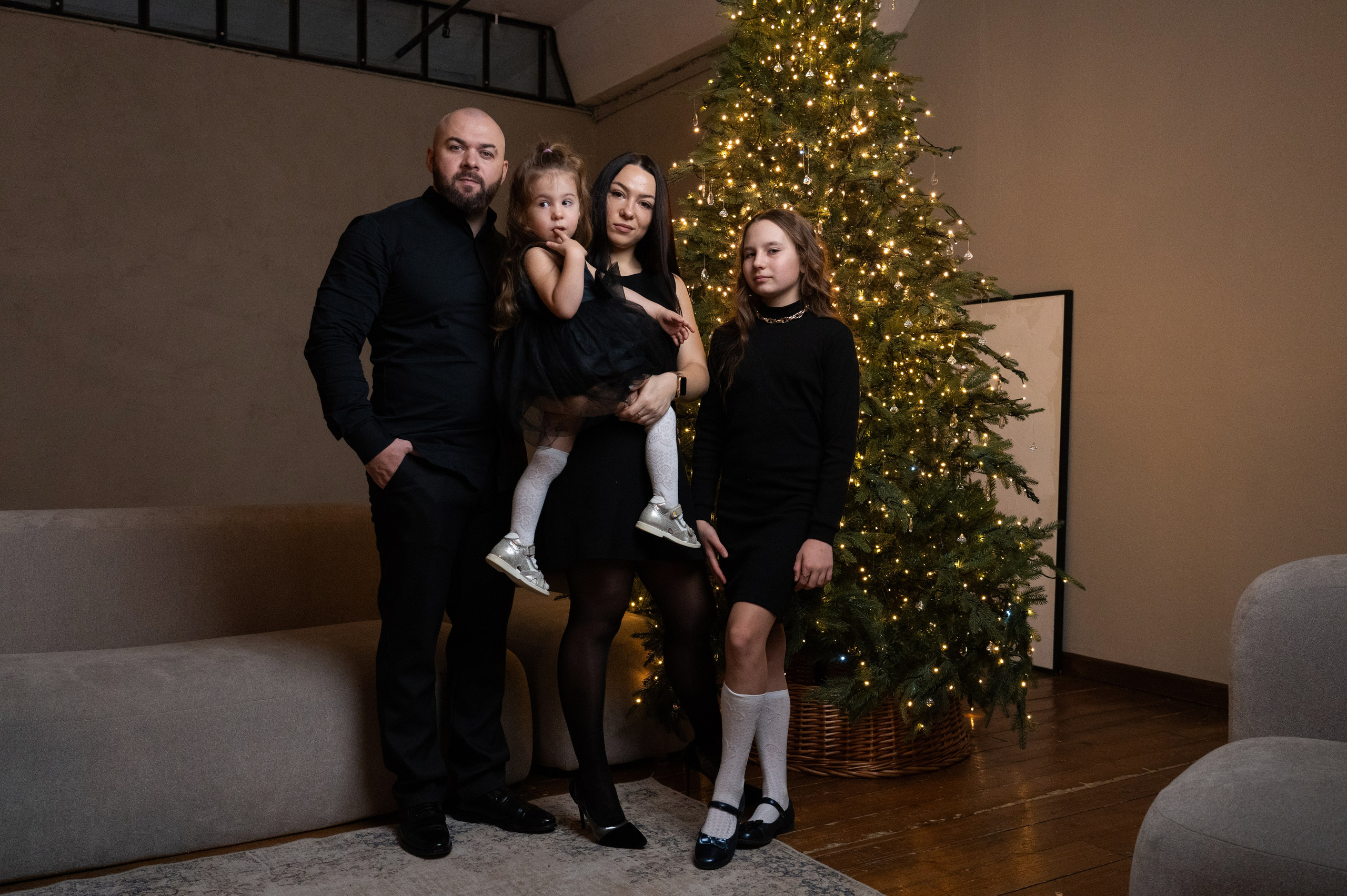 Семейная Новогодняя фотосессия. Фотограф в городе Владимир