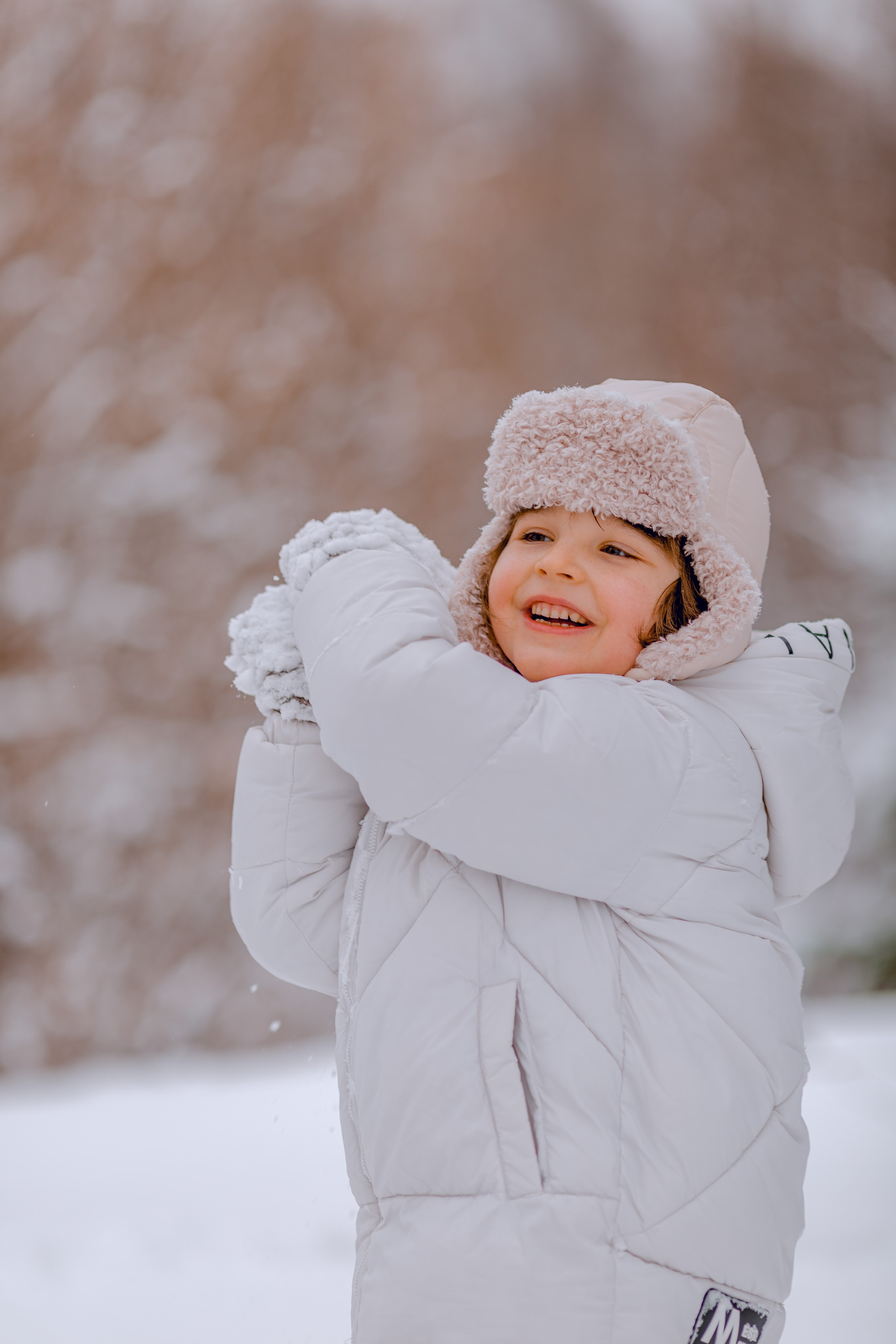 Зимний лес. Семейный и детский фотограф в Москве Алёна Кораблина