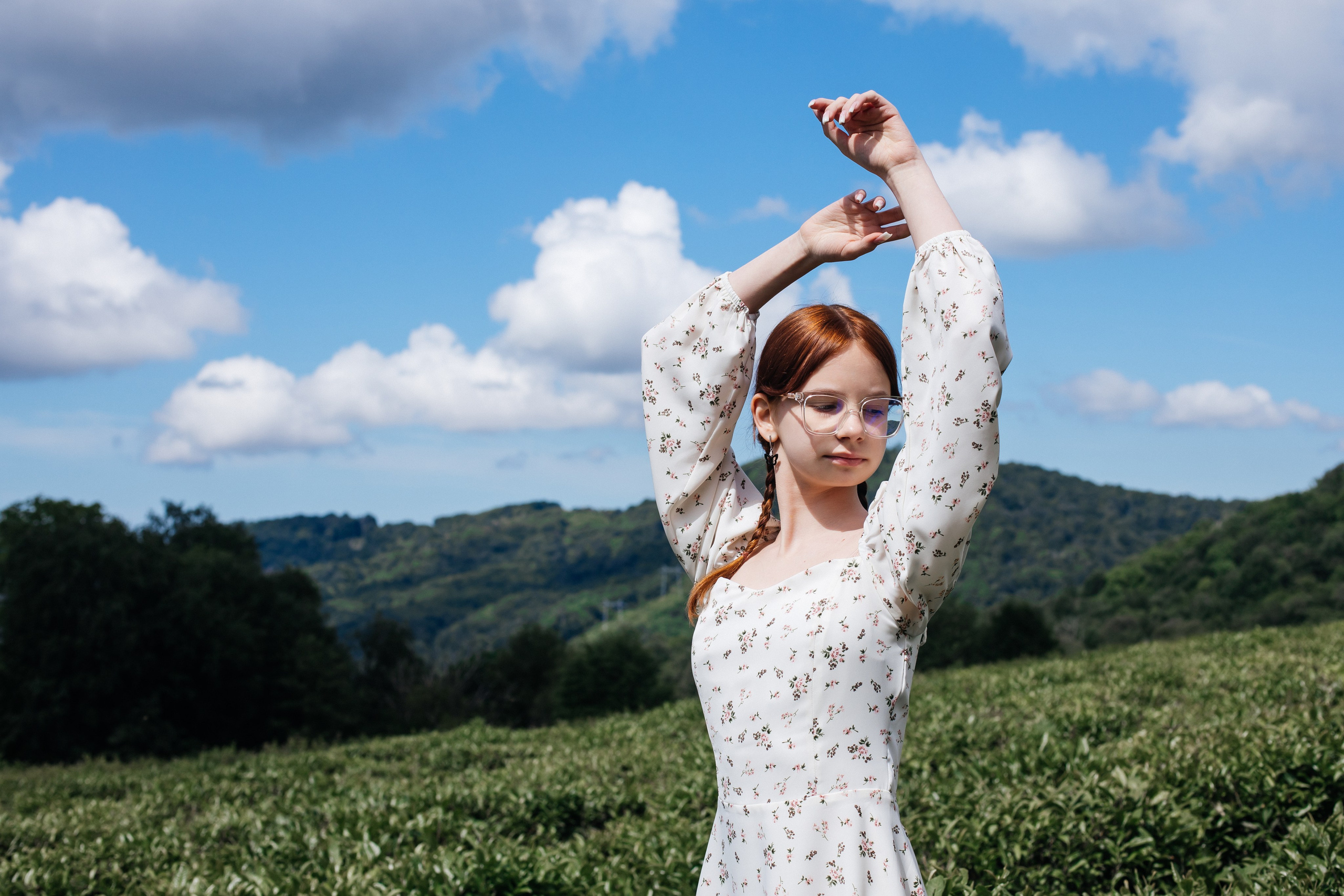 Tea plantation. Efimova Model Agency