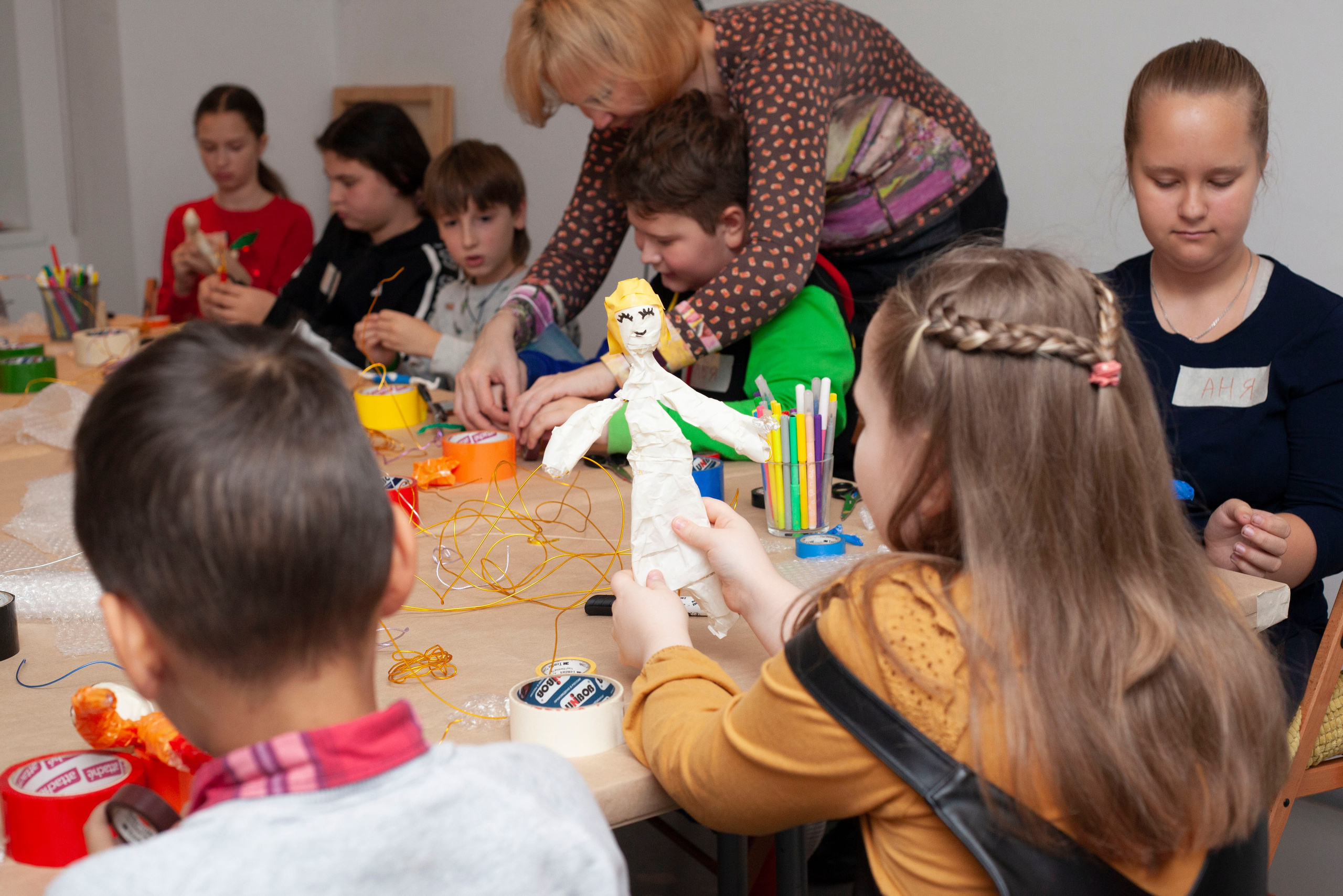 Детский мастер-класс в ММОМА. Stanislav Baryshev — People. Emotions. Atmosphere