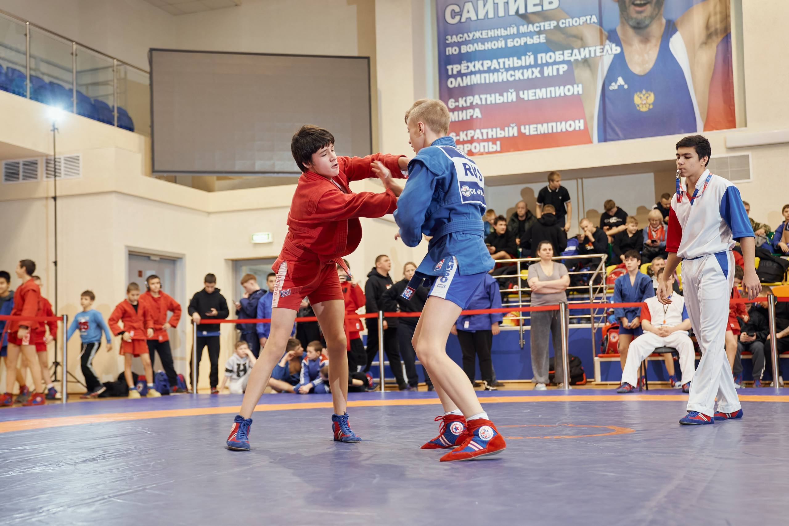 Чемпионат по самбо в Мытищах среди юношей — 2025 год