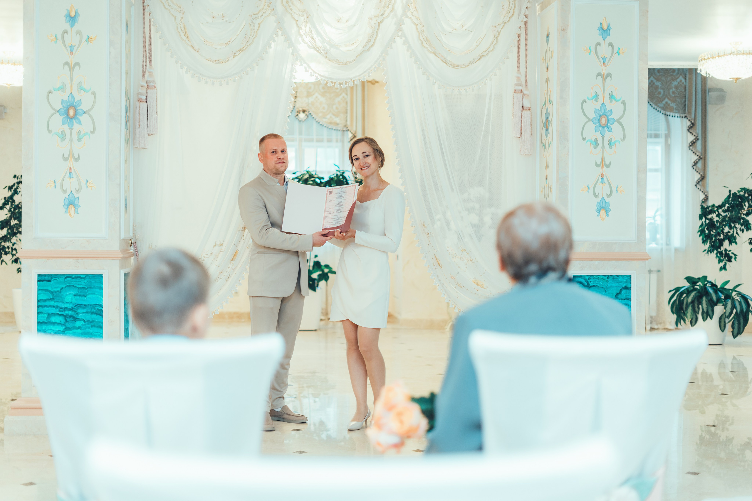 Ирина и Дмитрий, ЗАГС у Матроны Московской. Наталья Дукалова фотограф Щелково Королев Пушкино Москва Балашиха