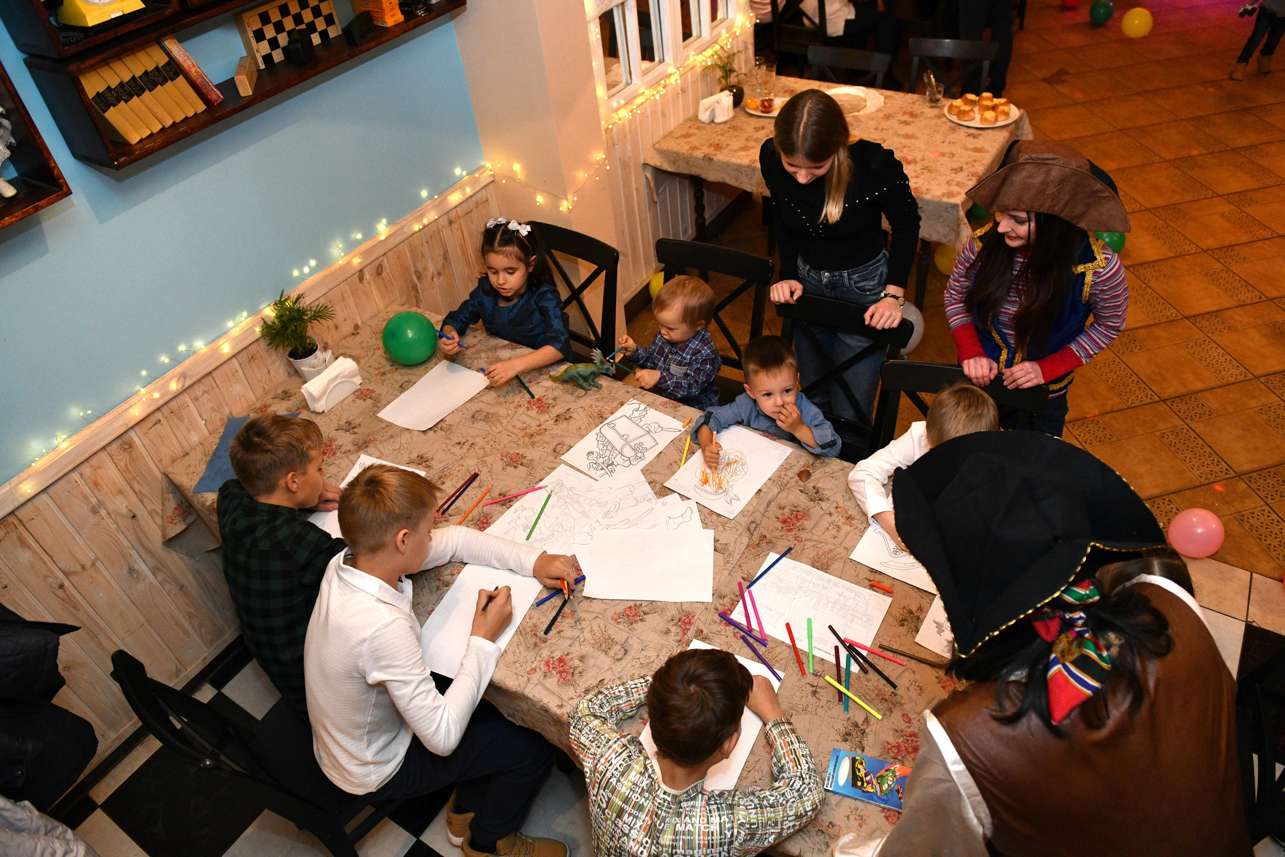 День Рождения Максима в кафе. Свадебный и портретный фотограф в Москве Галина Борисова