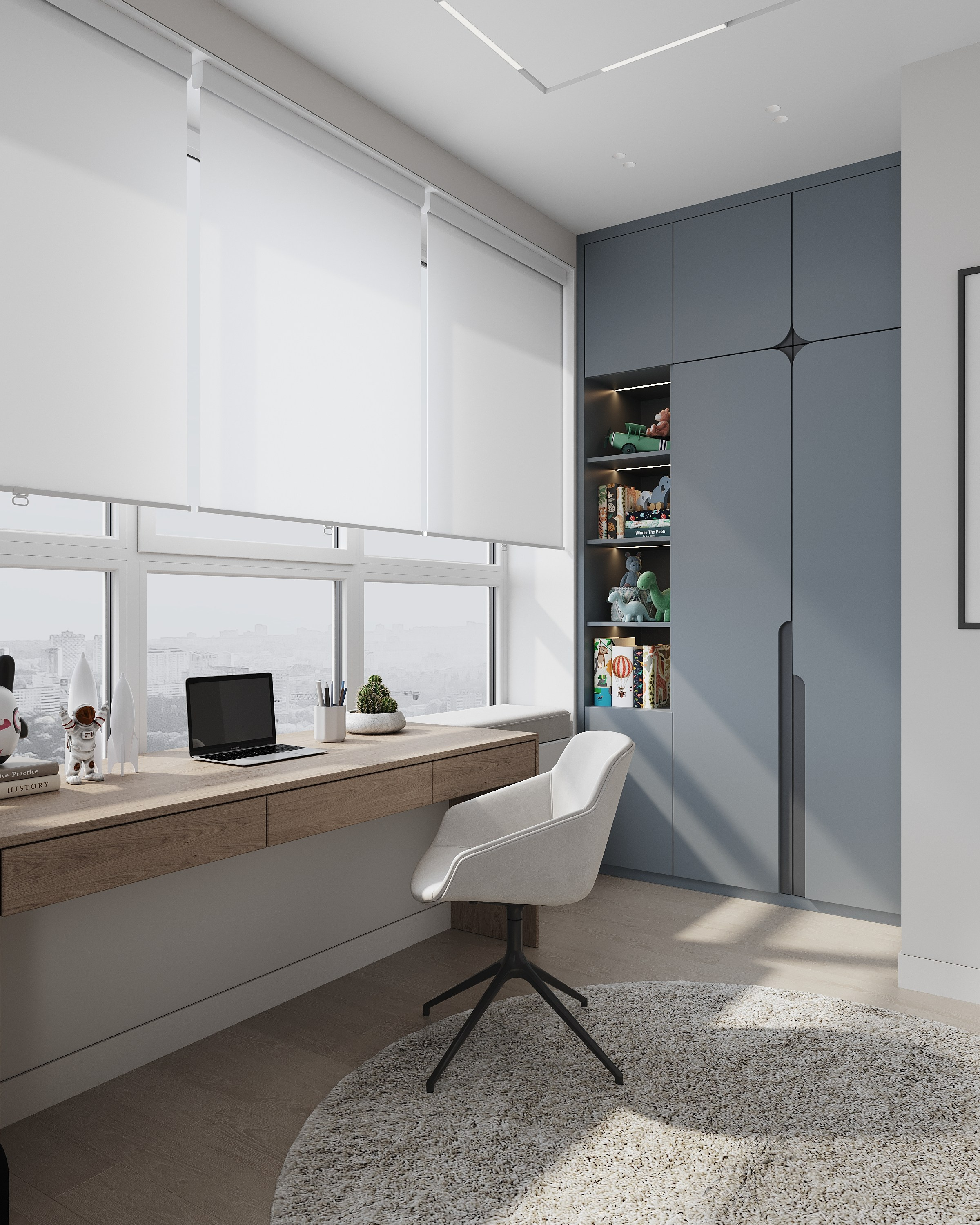 ЖК «Аль-Фараби 27», 73 м². Room Design Studio